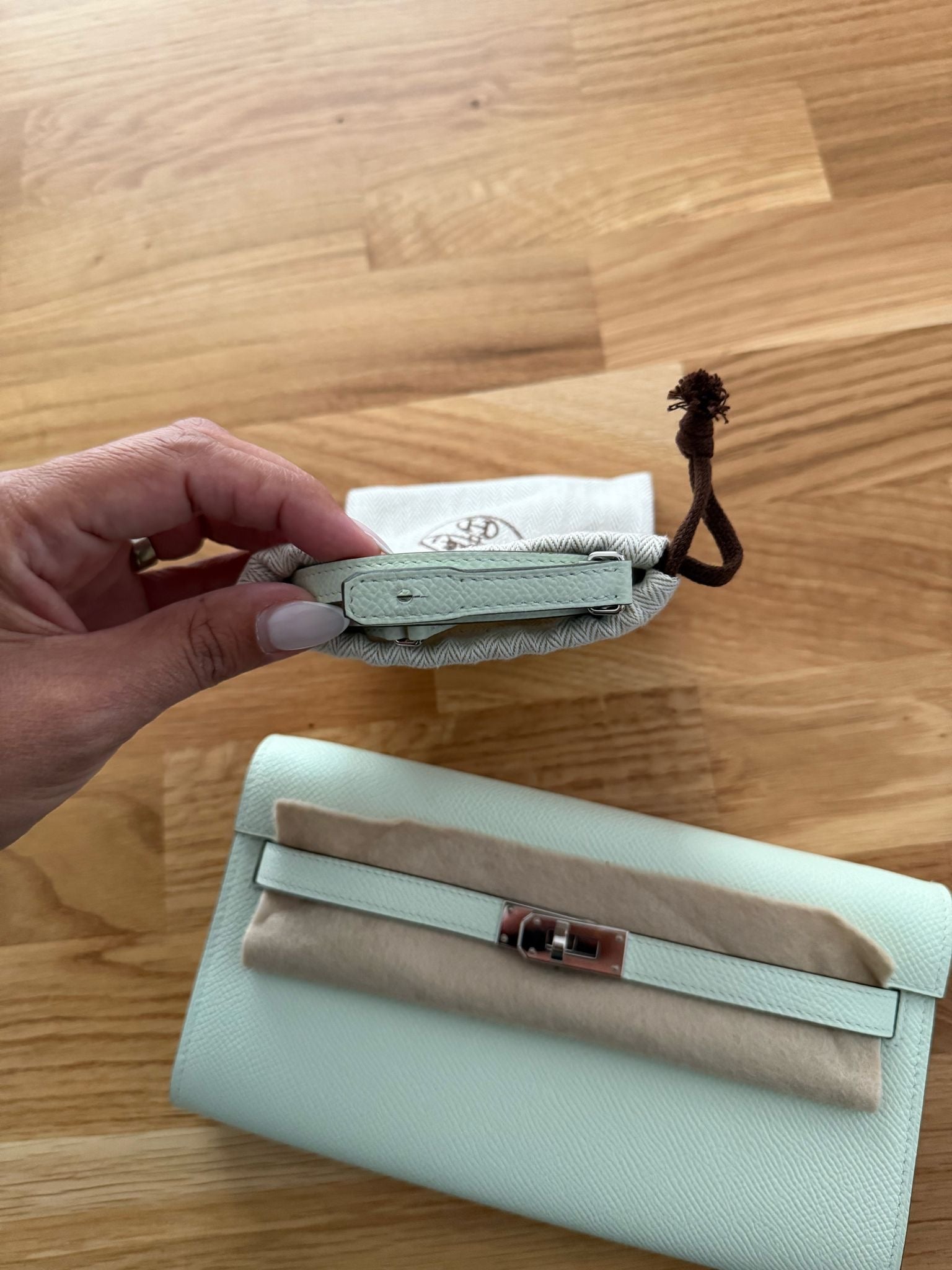 Hermès - Kelly To Go Vert Fizz