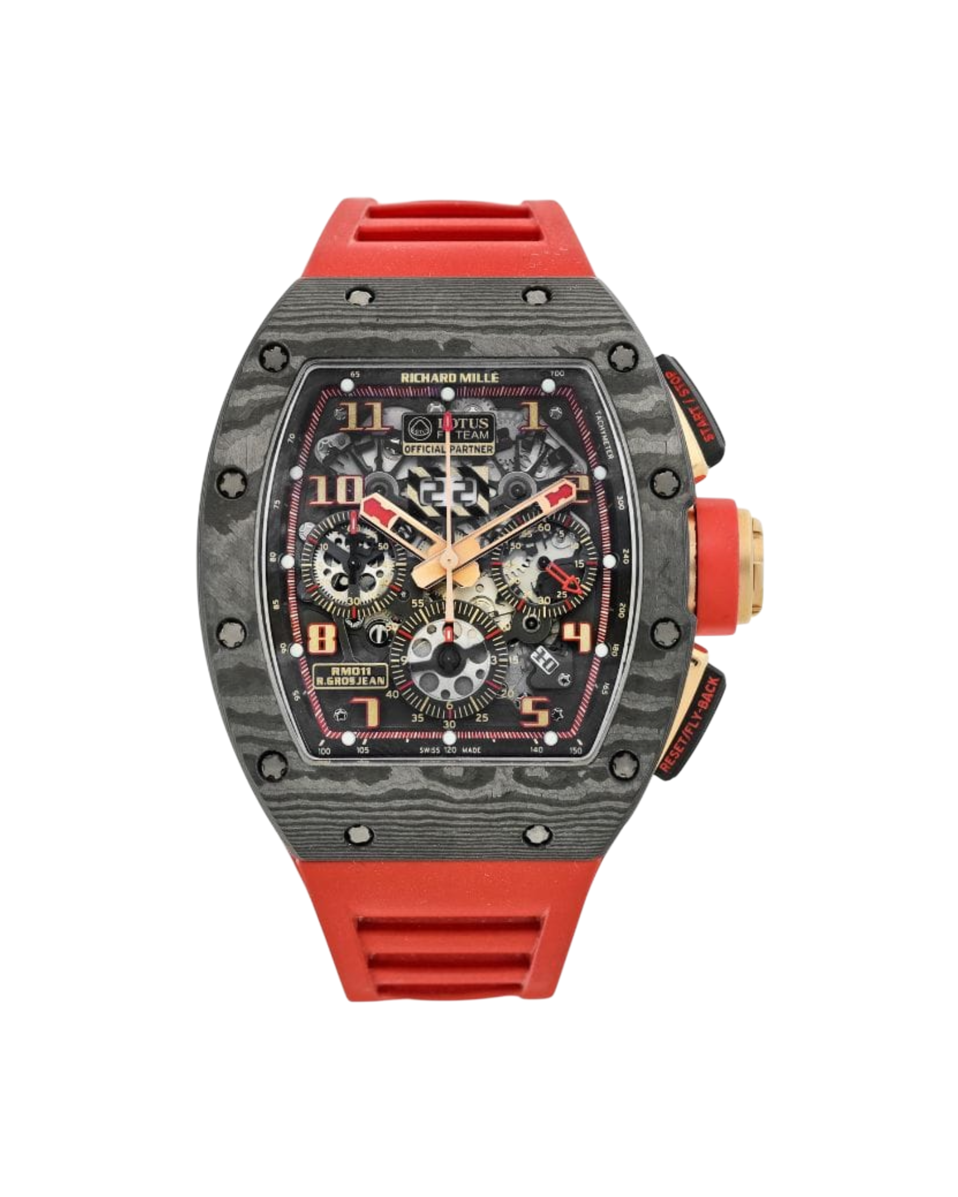 Richard Mille RM011 Romain Grosjean "Lotus F1" Rose Gold