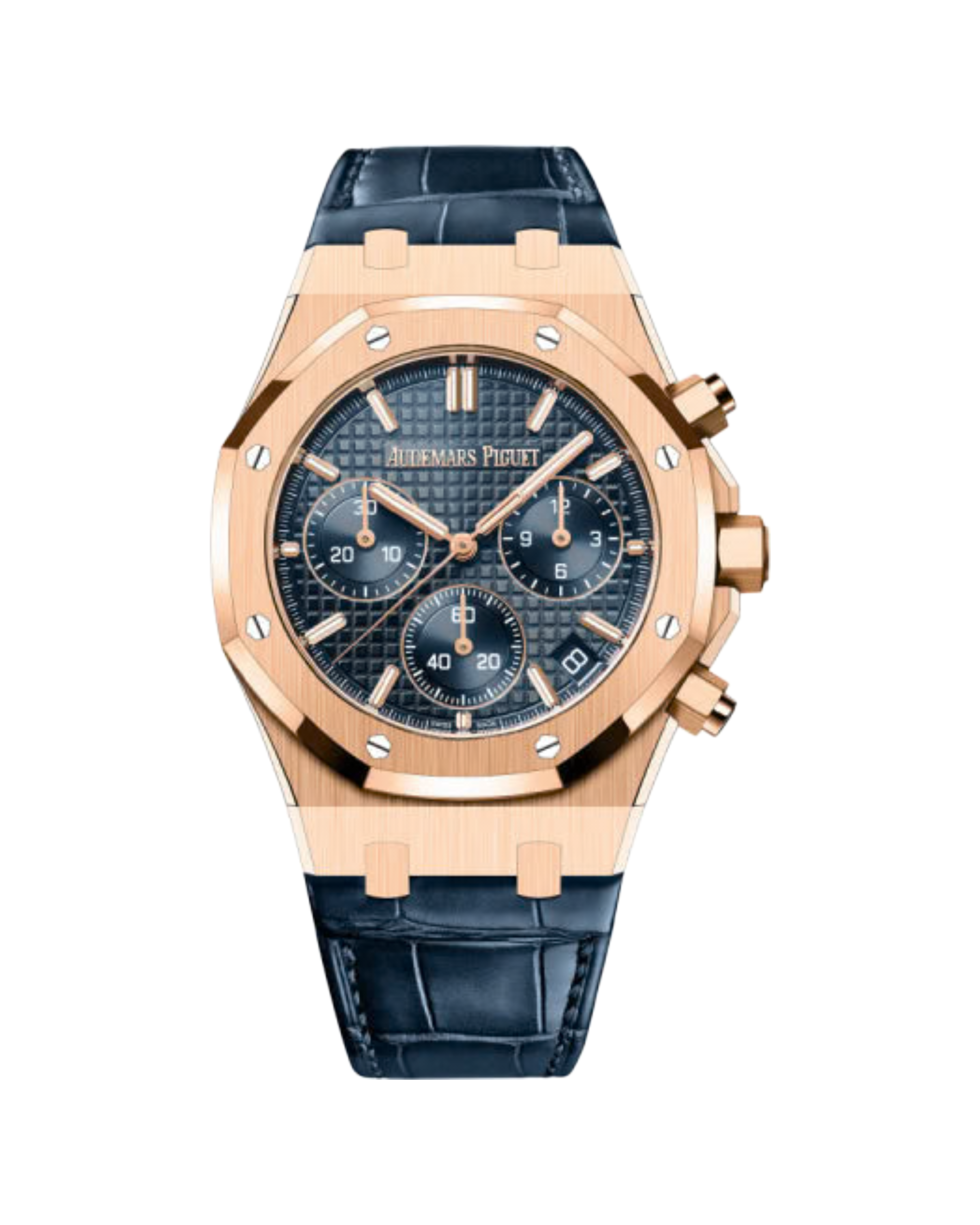 Audemars Piguet - Royal Oak Chronograph 50th Anniversary Rose Gold on Leather Strap 26240OR.OO.D404CR.01