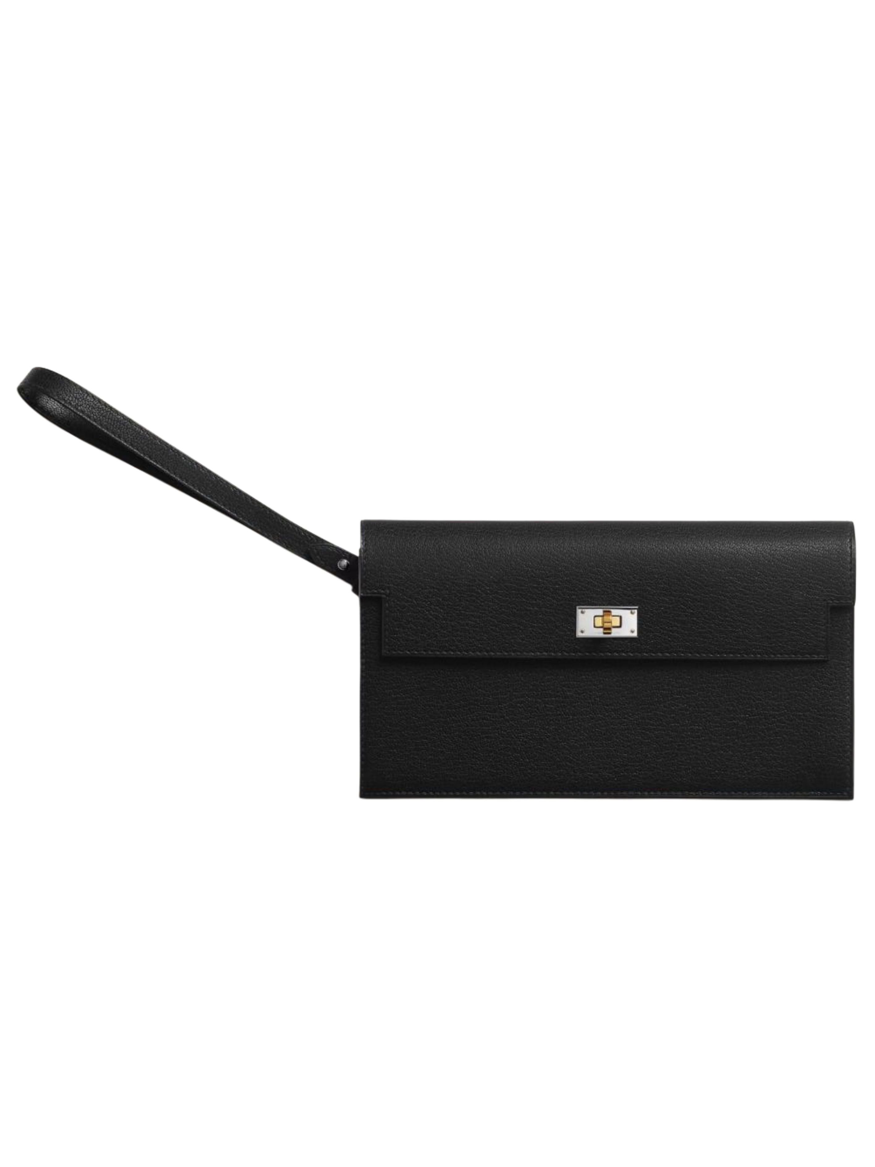 Hermès - Portefeuille Kelly To Go Chamkila Black Chevre Limited Edition