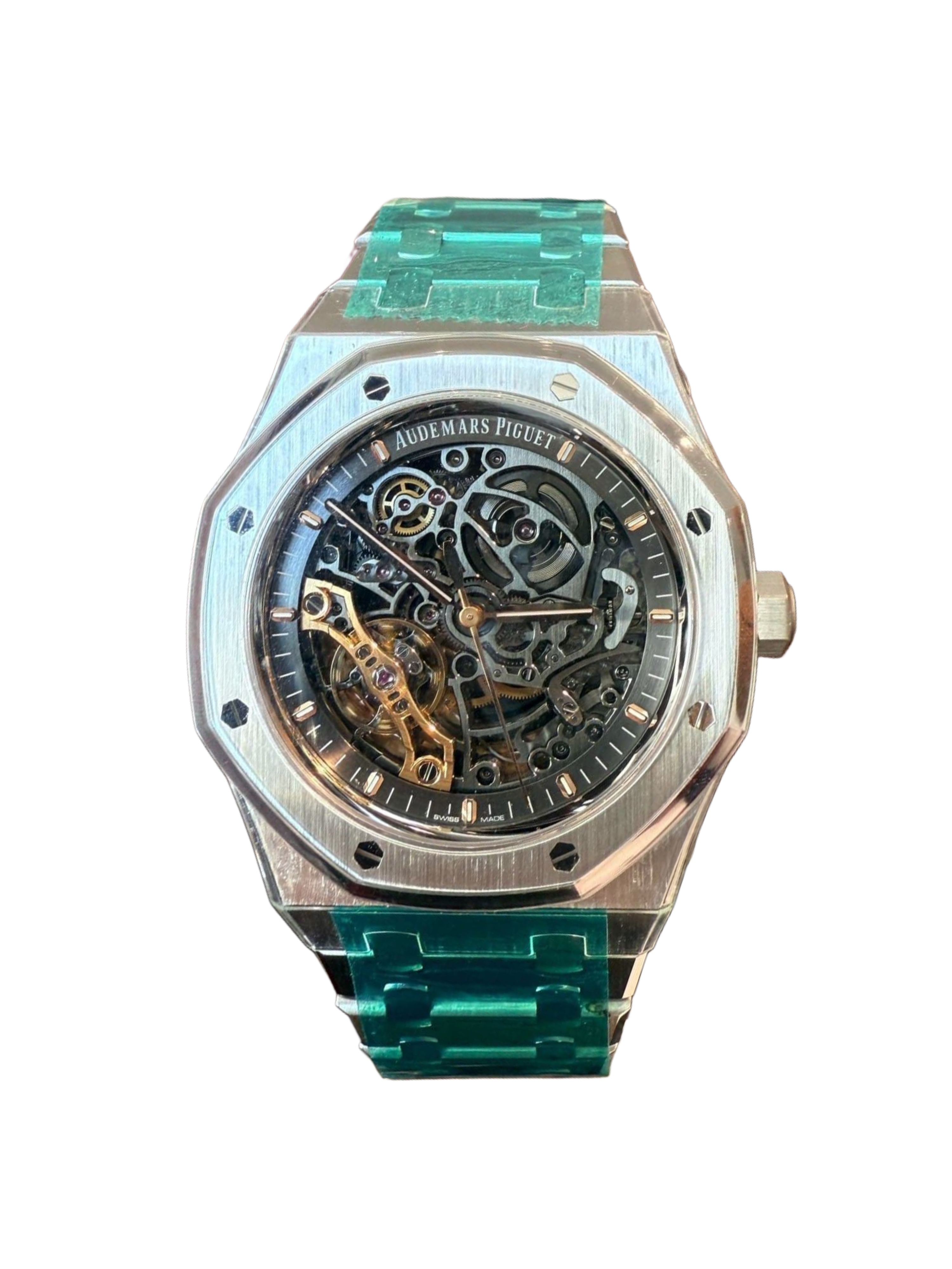 Audemars Piguet - Royal Oak Double Balance Wheel Openworked Stainless Steel 15407ST.OO.1220ST.01