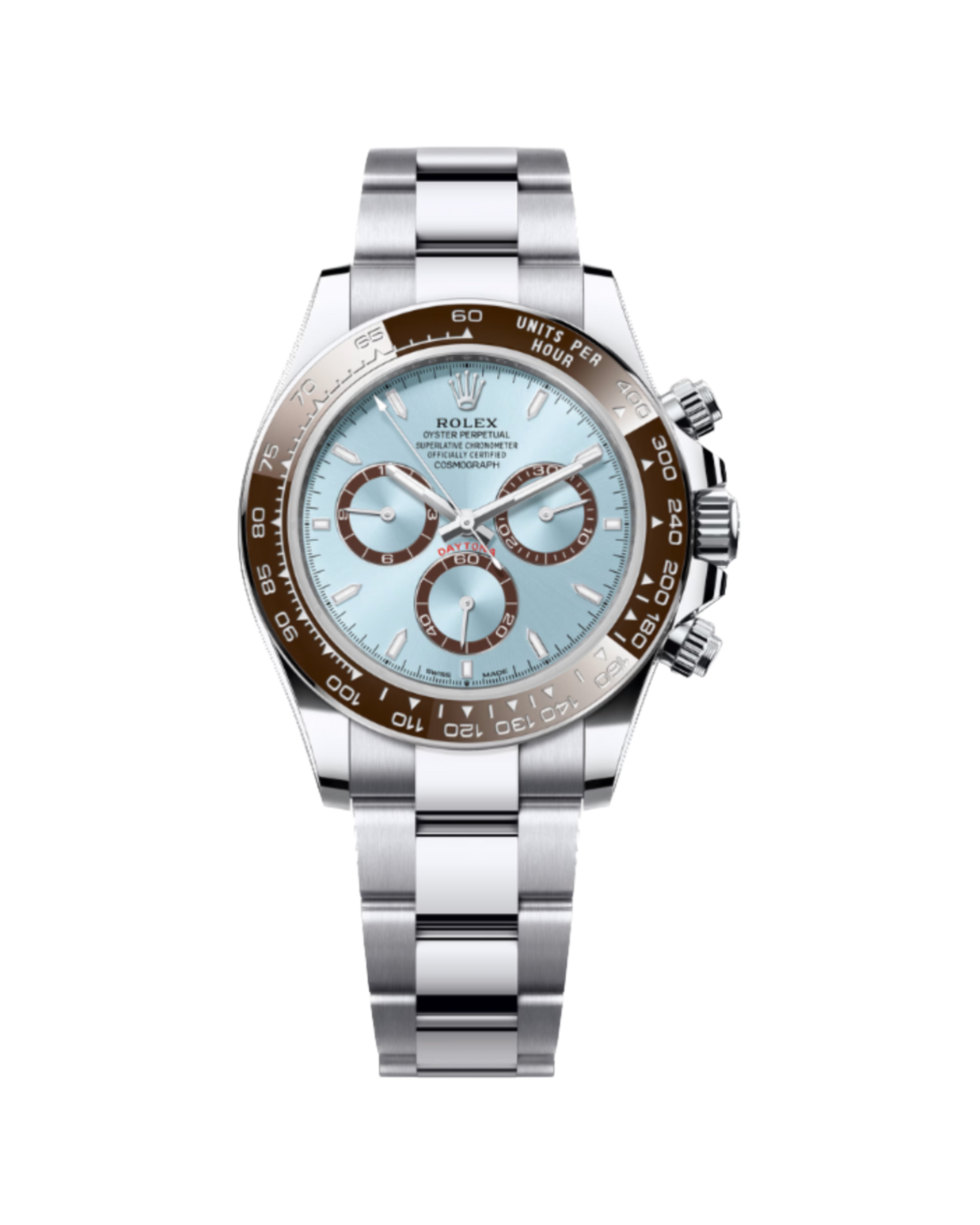 Rolex Daytona Platinum Light Blue Dial 116506