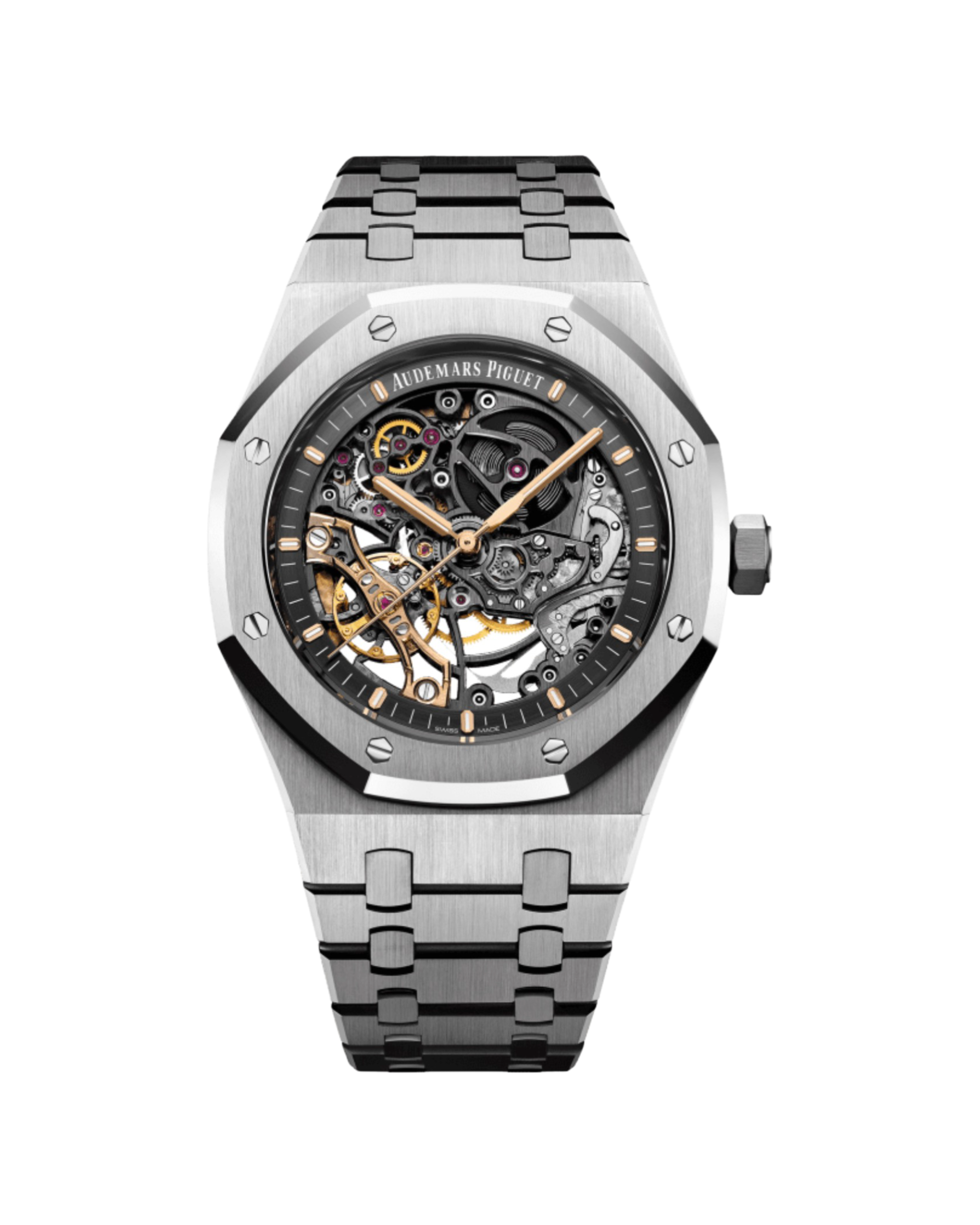 Audemars Piguet - Royal Oak Double Balance Wheel Openworked Stainless Steel 15407ST.OO.1220ST.01