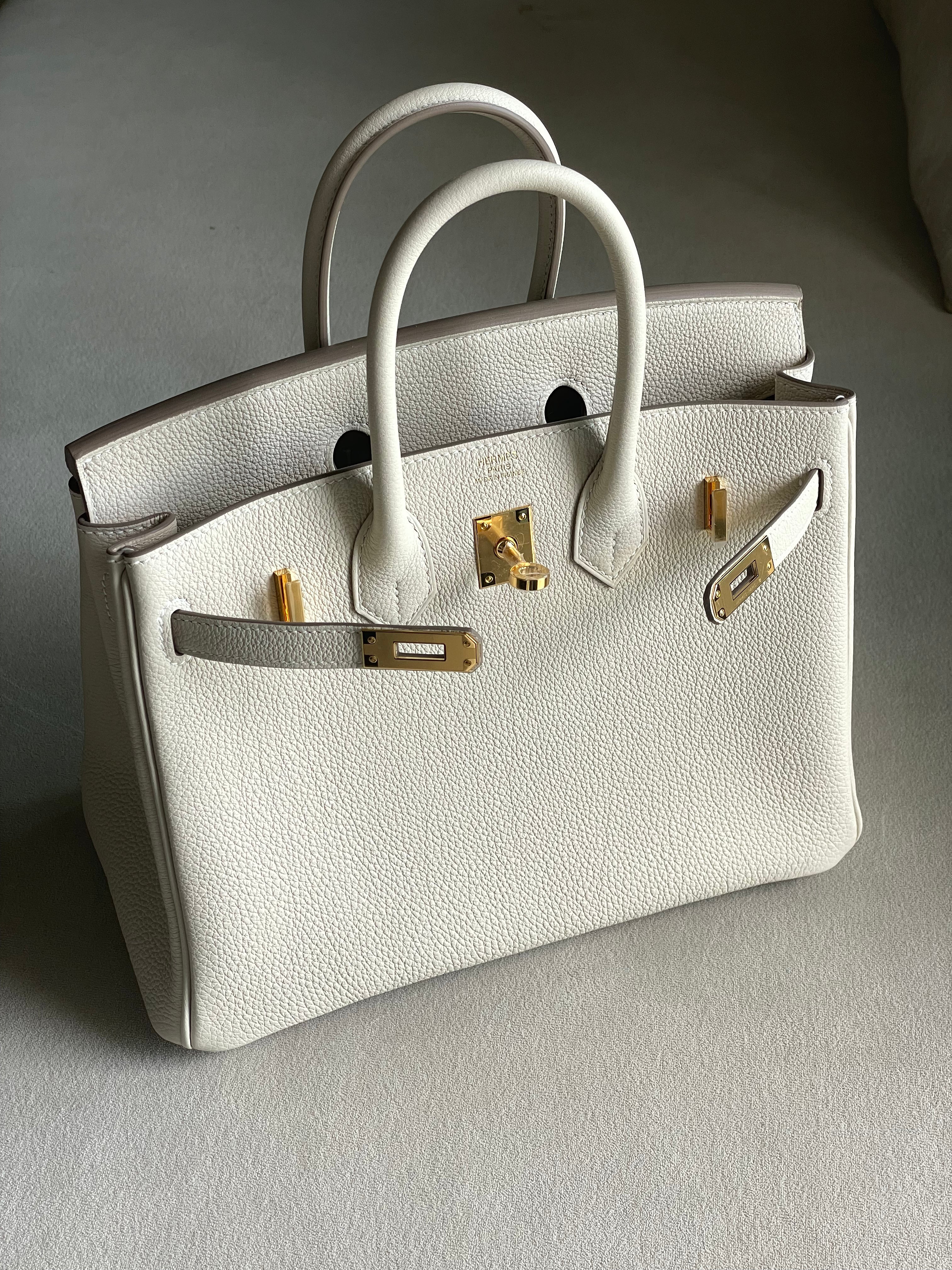 Hermès - Birkin 25 Craie Togo