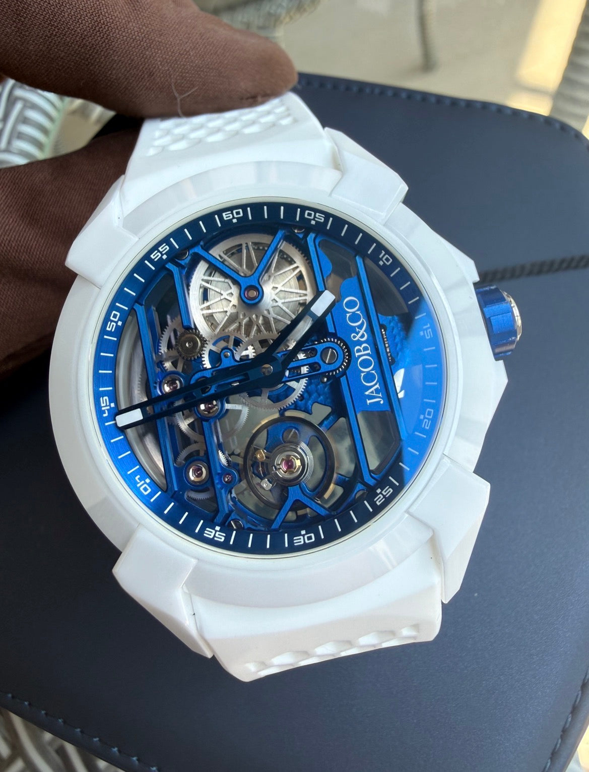 Jacob & Co. Epic X Ceramic 44mm Blue PVD