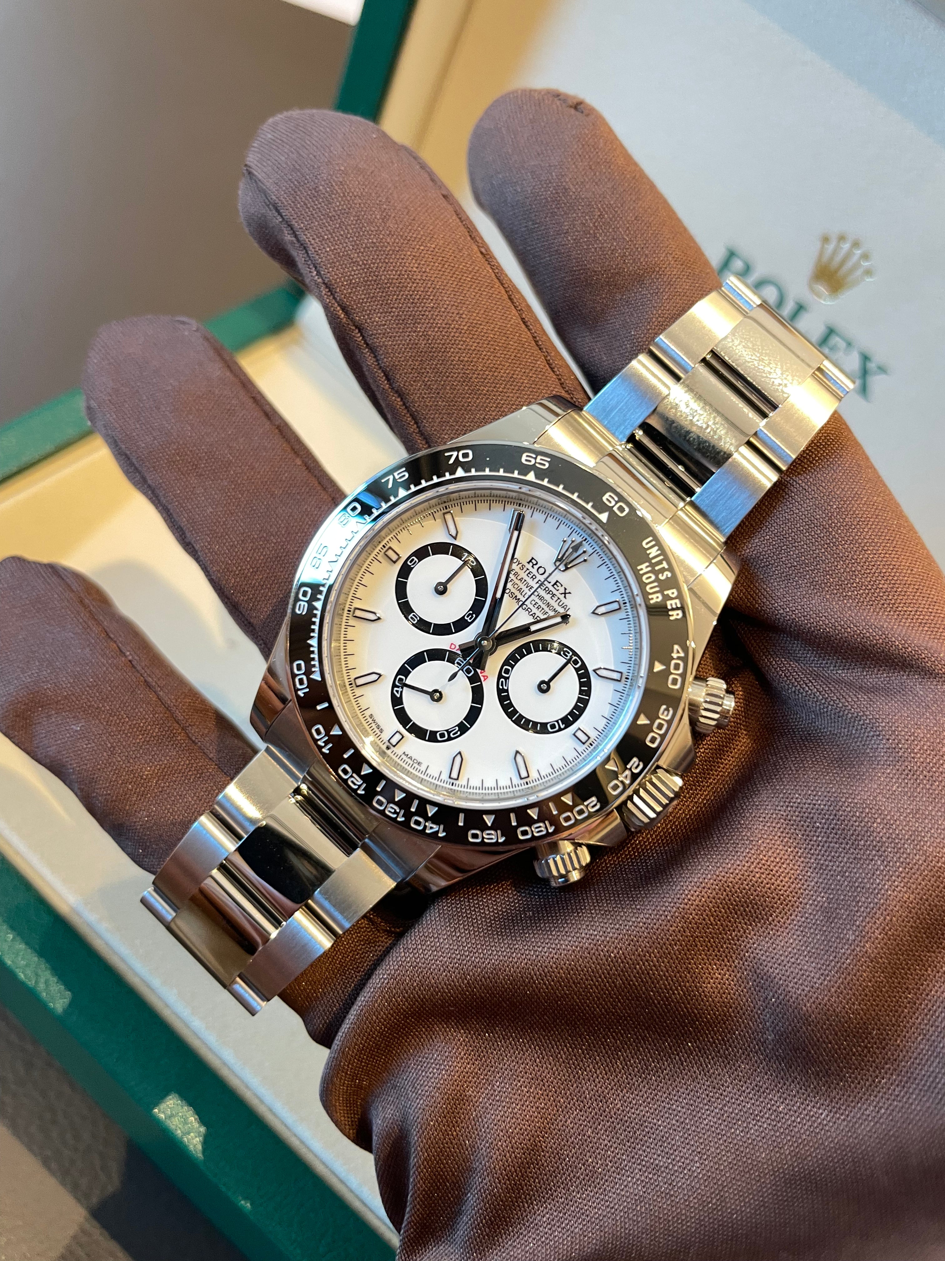 Rolex Cosmograph Daytona Panda White Dial 126500LN