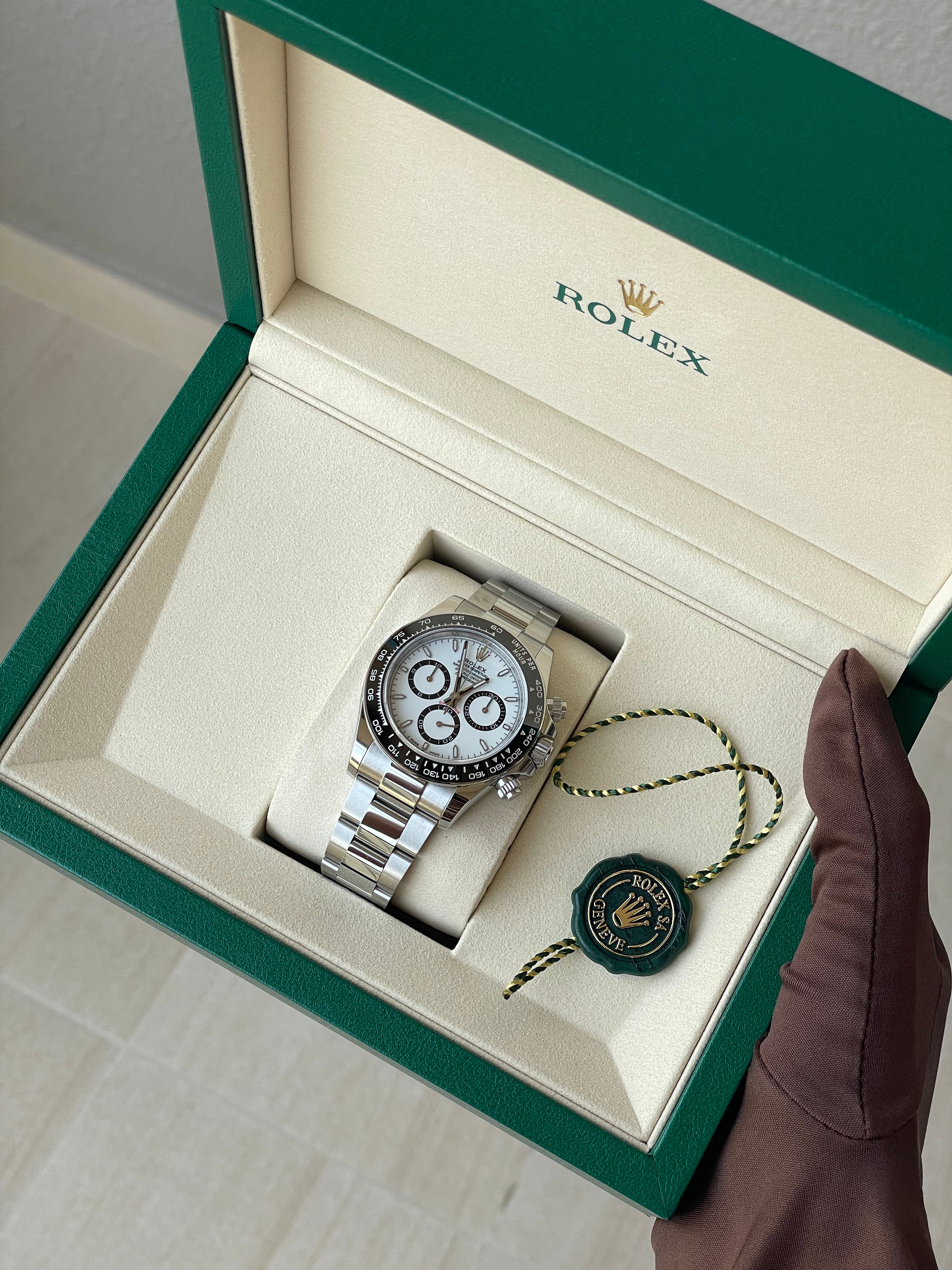 Rolex Cosmograph Daytona Panda White Dial 126500LN