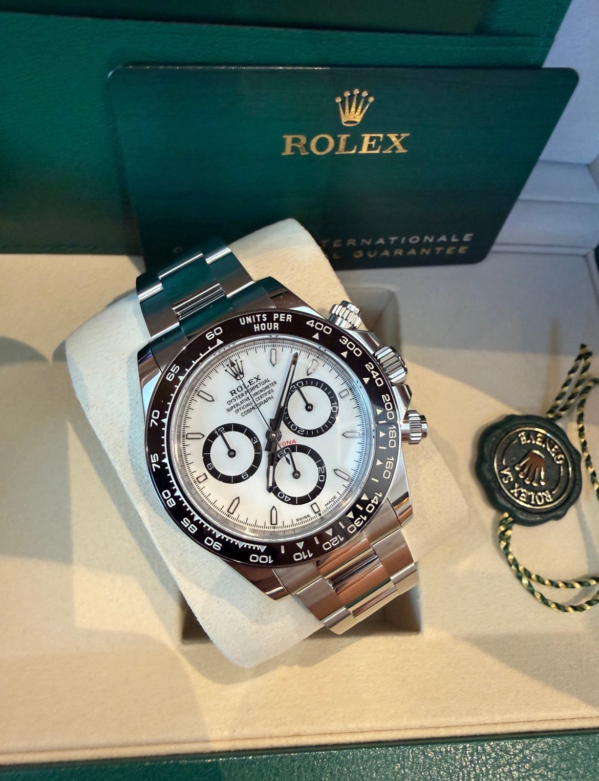 Rolex Cosmograph Daytona Panda White Dial 126500LN