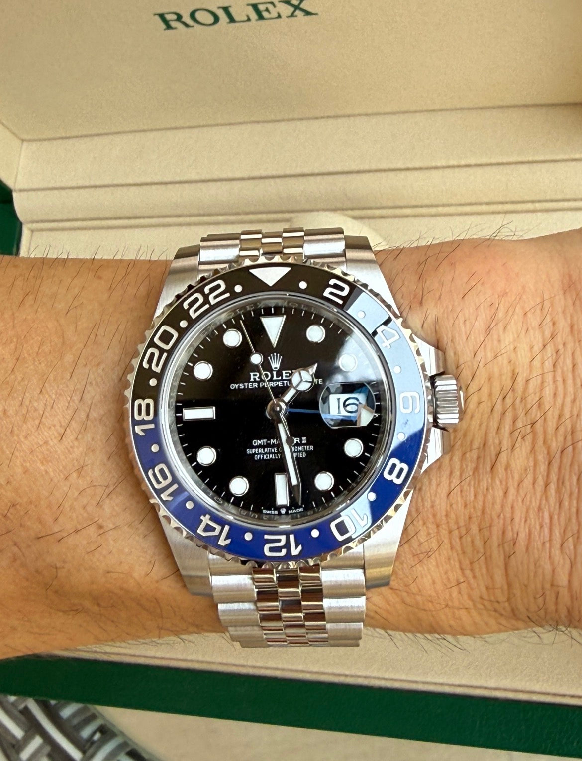 Rolex GMT Master II Batgirl 126710BLNR