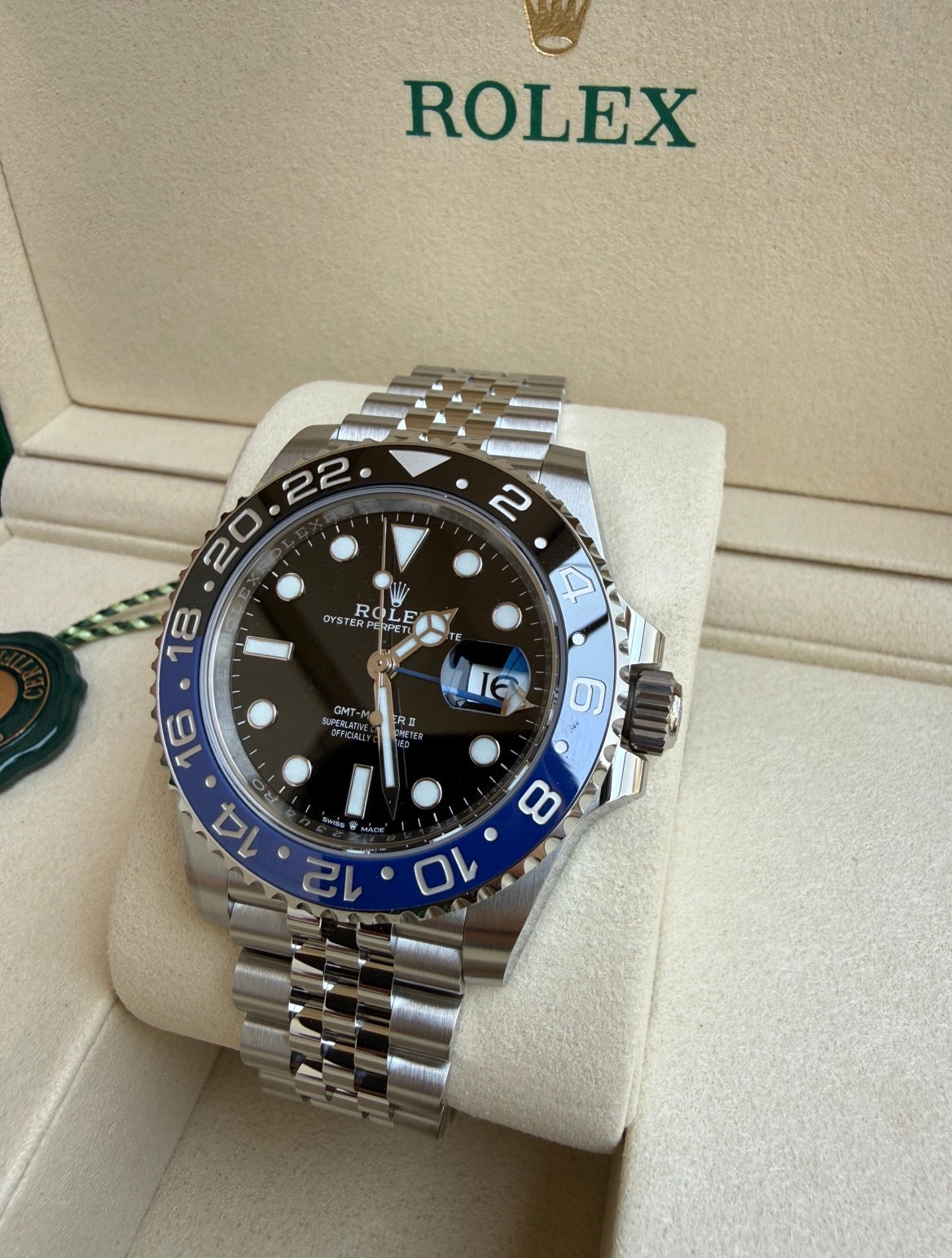 Rolex GMT Master II Batgirl 126710BLNR