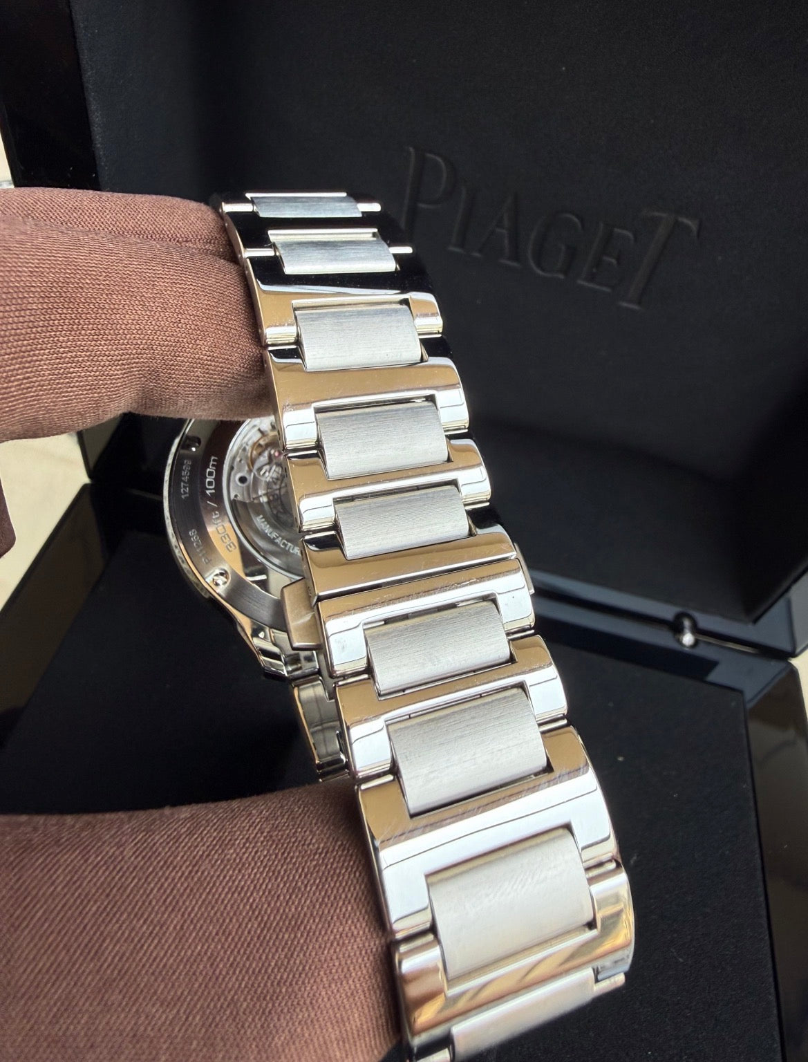 Piaget Polo Date Stainless Steel Black Dial G0A41002