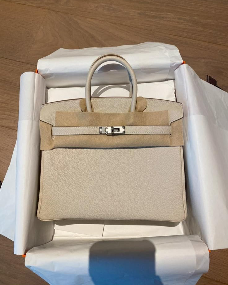 Hermès - Birkin 25 Craie Togo