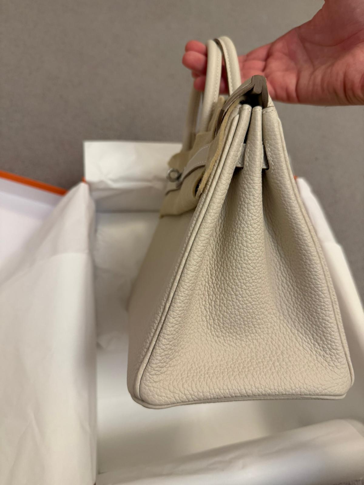 Hermès - Birkin 25 Craie Togo