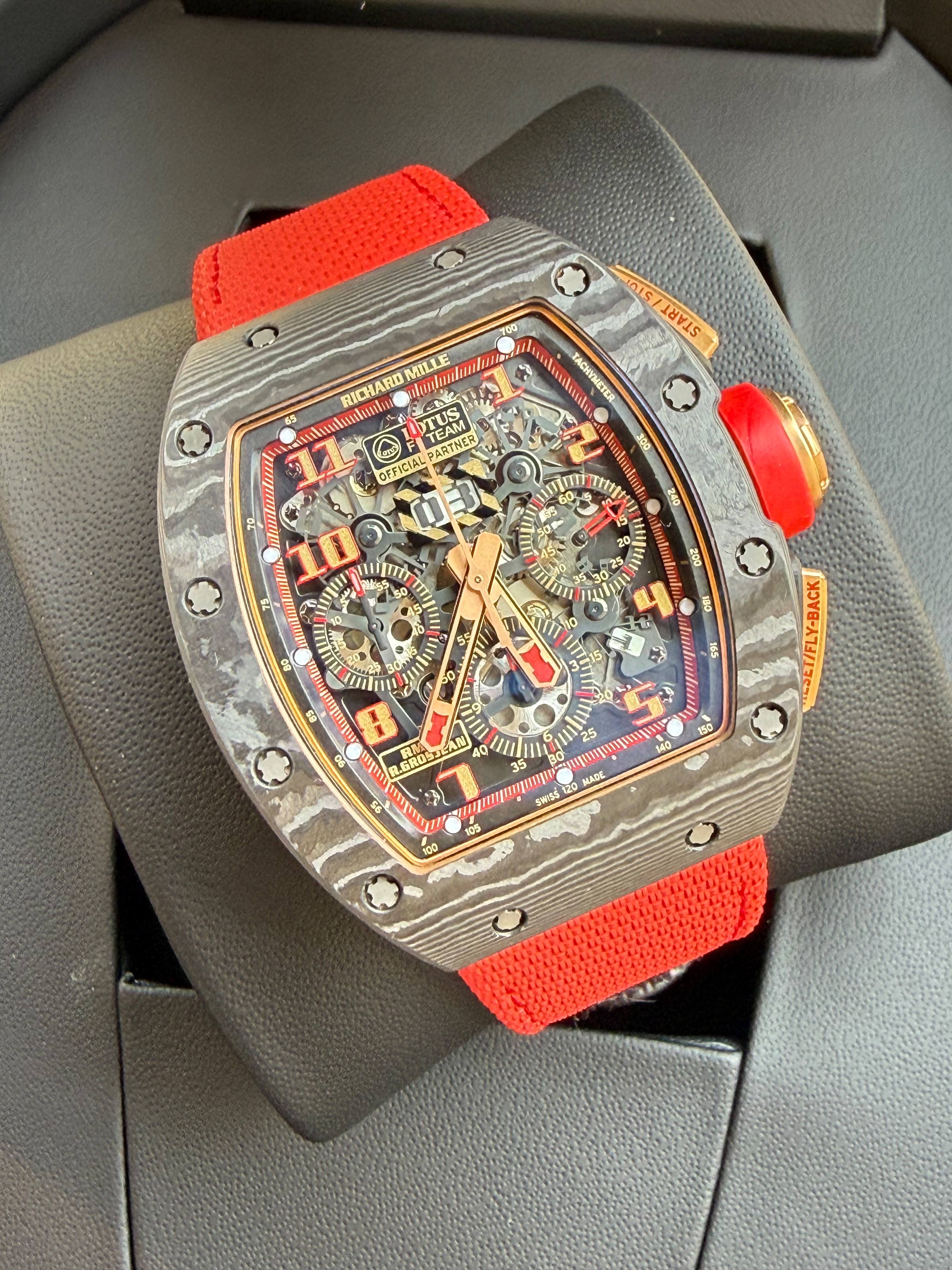 Richard Mille RM011 Romain Grosjean "Lotus F1" Rose Gold