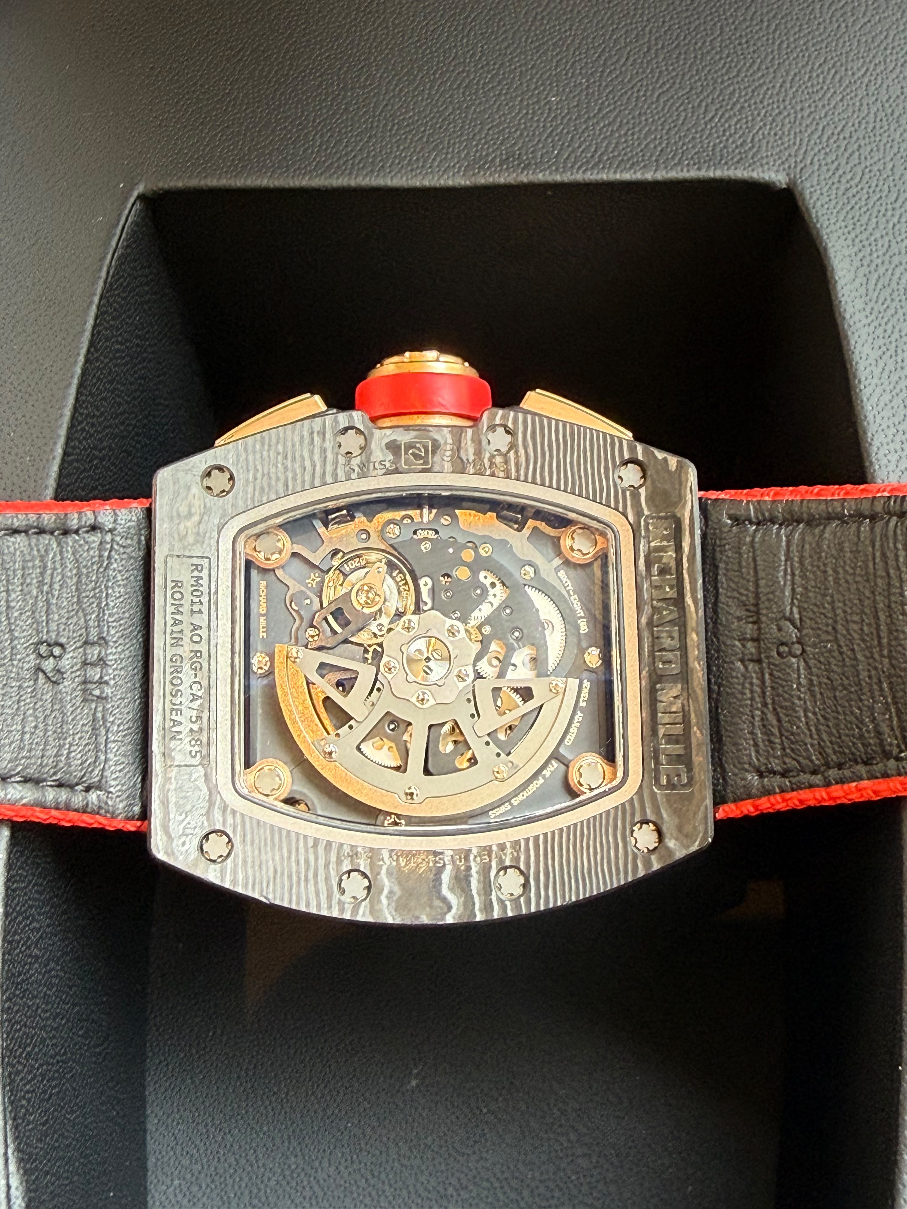 Richard Mille RM011 Romain Grosjean "Lotus F1" Rose Gold