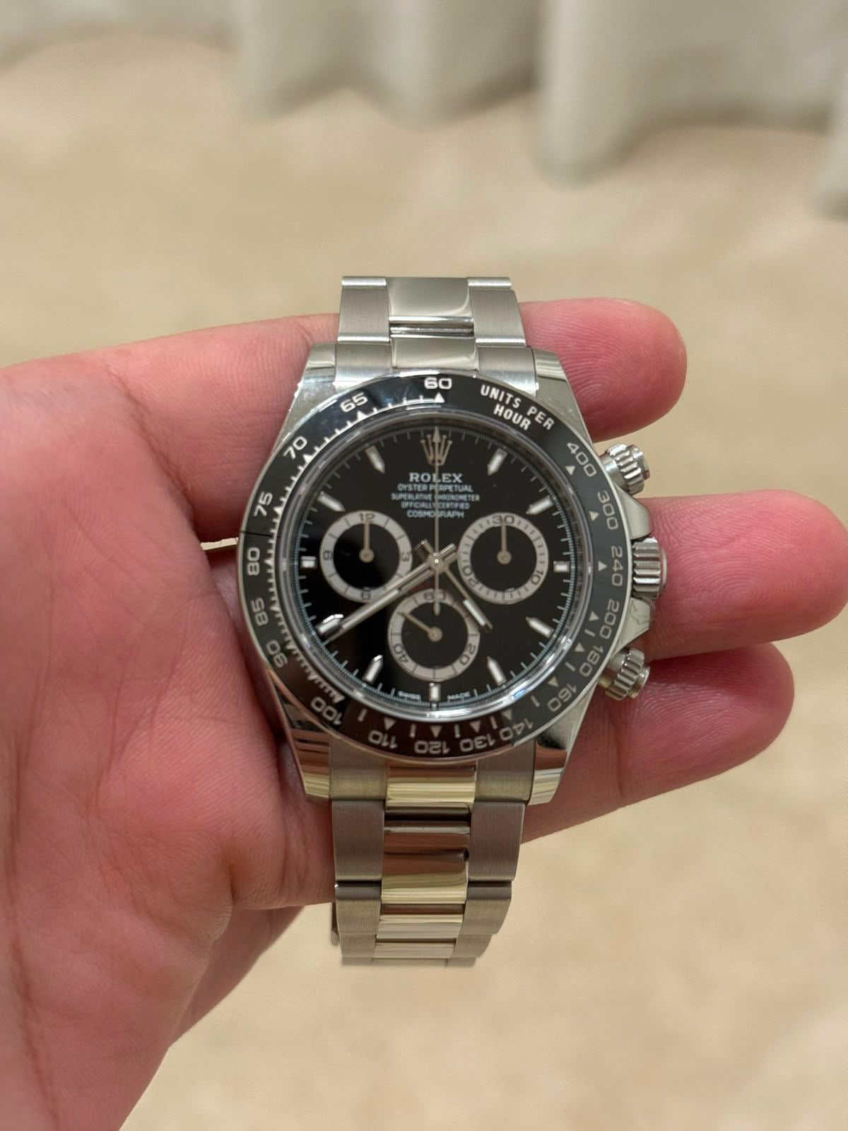 Rolex Daytona 40mm Black Dial 126500LN
