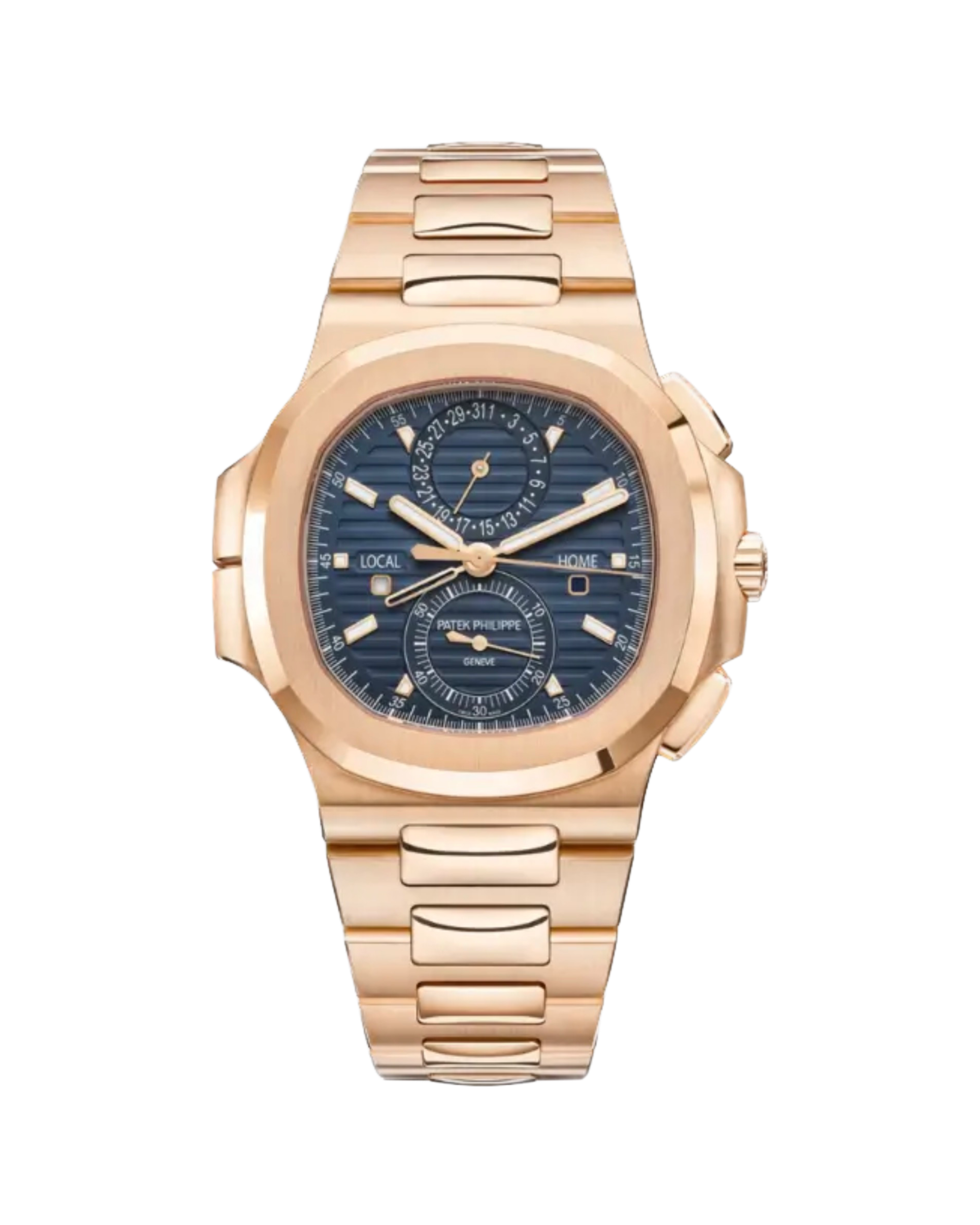 Patek Philippe Nautilus Rose Gold Blue Dial 5990/1R