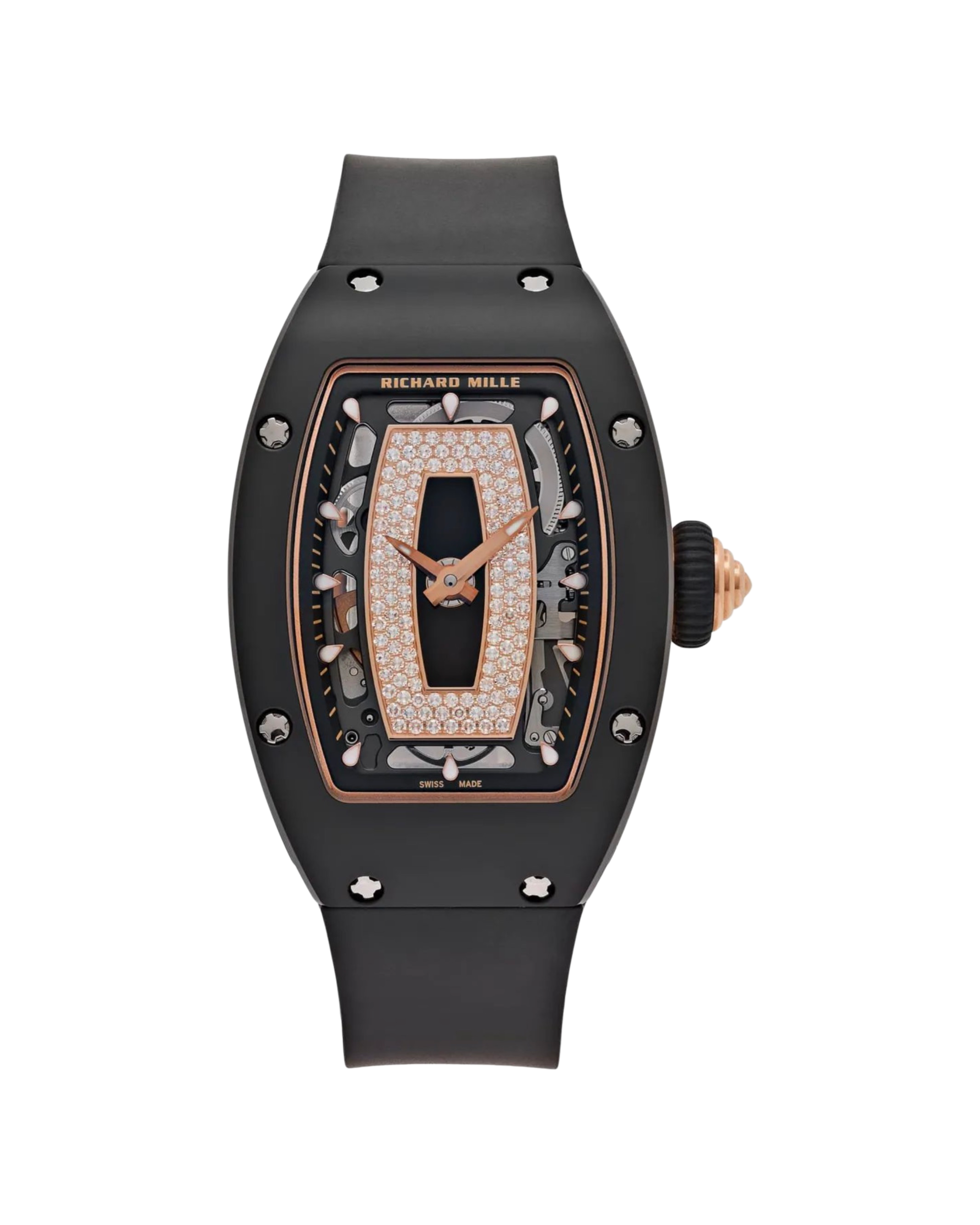 Richard Mille RM07-01 Black Ceramic Diamonds Openworked Dial