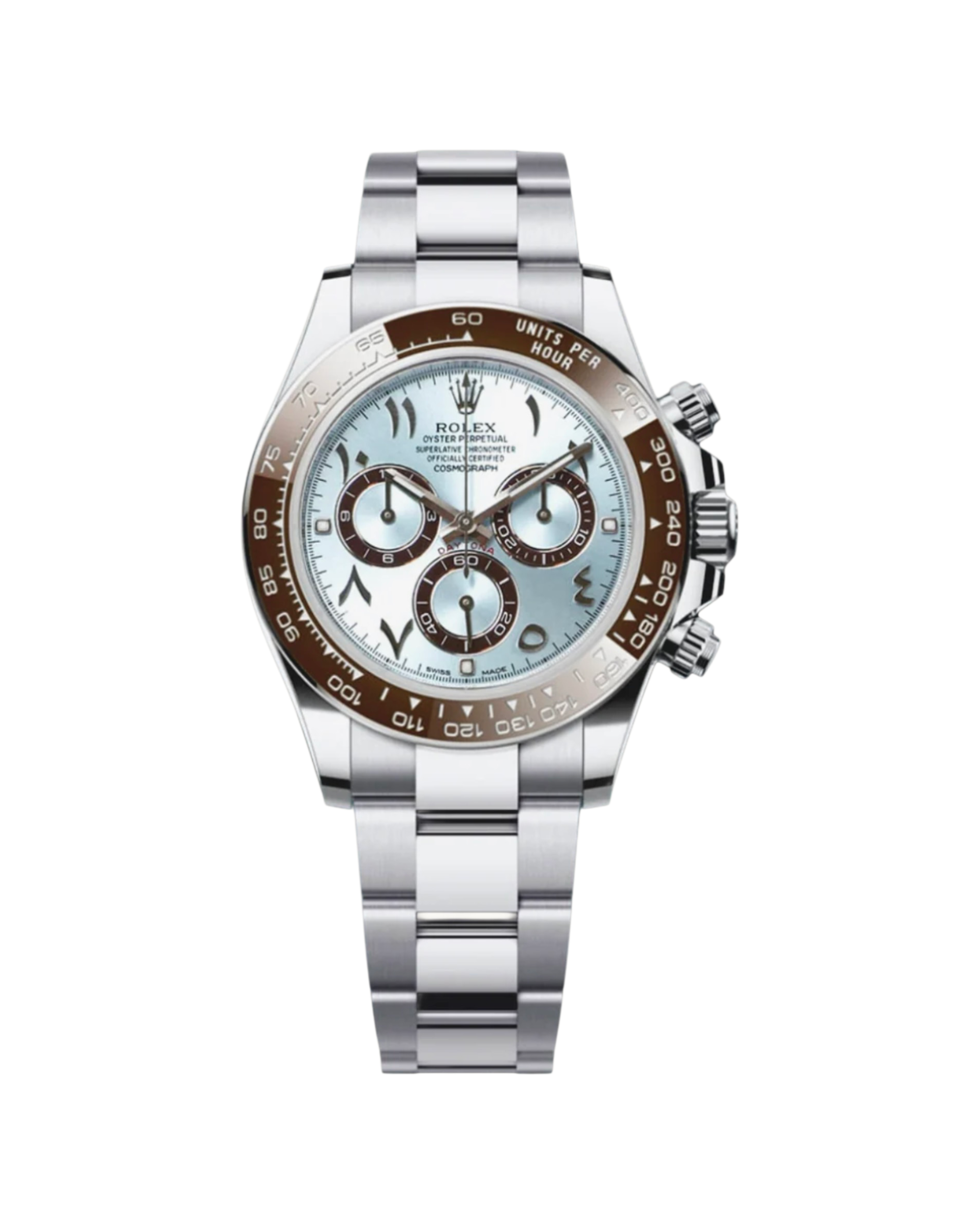 Rolex Daytona Platinum Blue Dial Arabic 126506