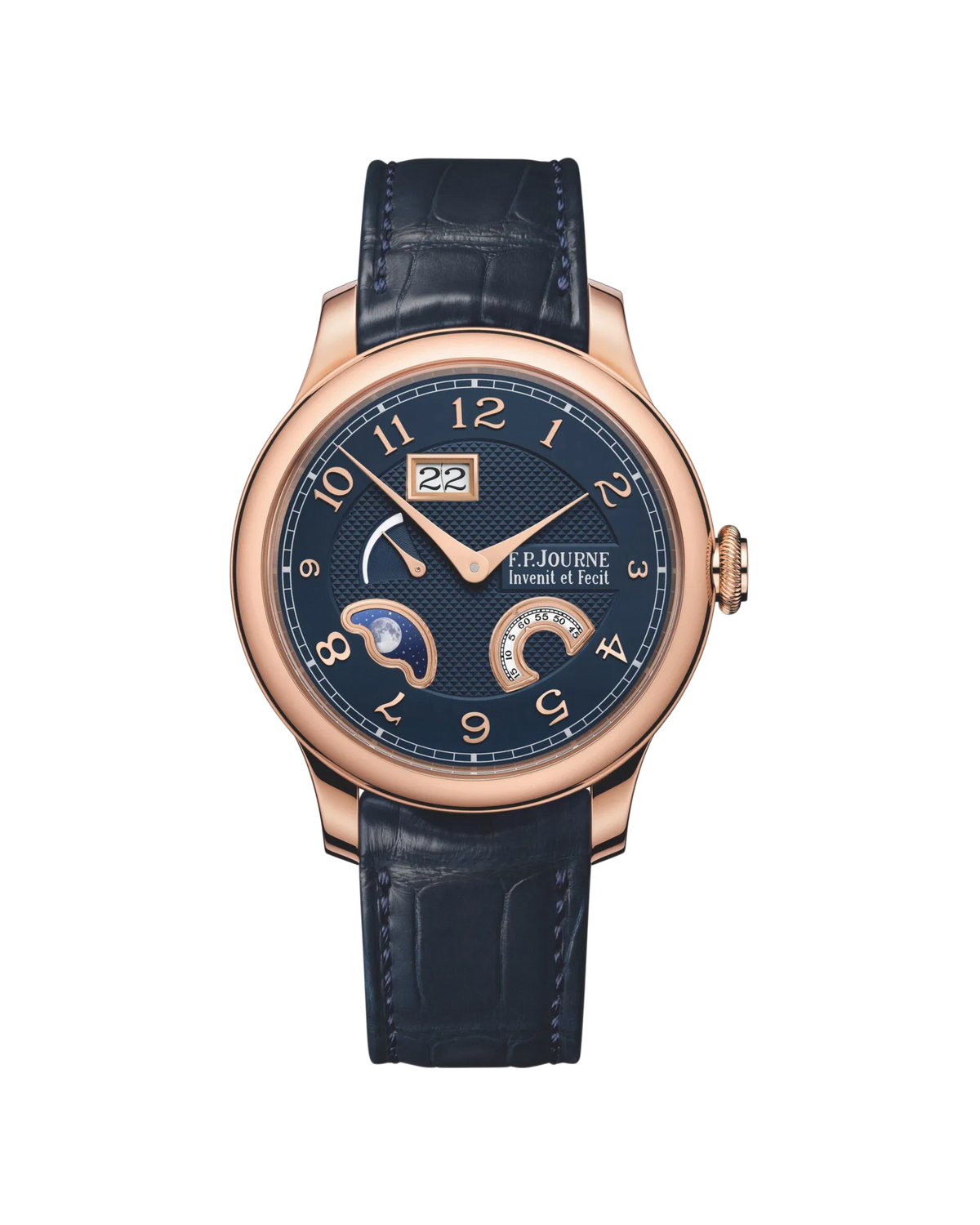 F.P. Journe Octa Divine Rose Gold Boutique Edition Blue Leather Strap 40mm