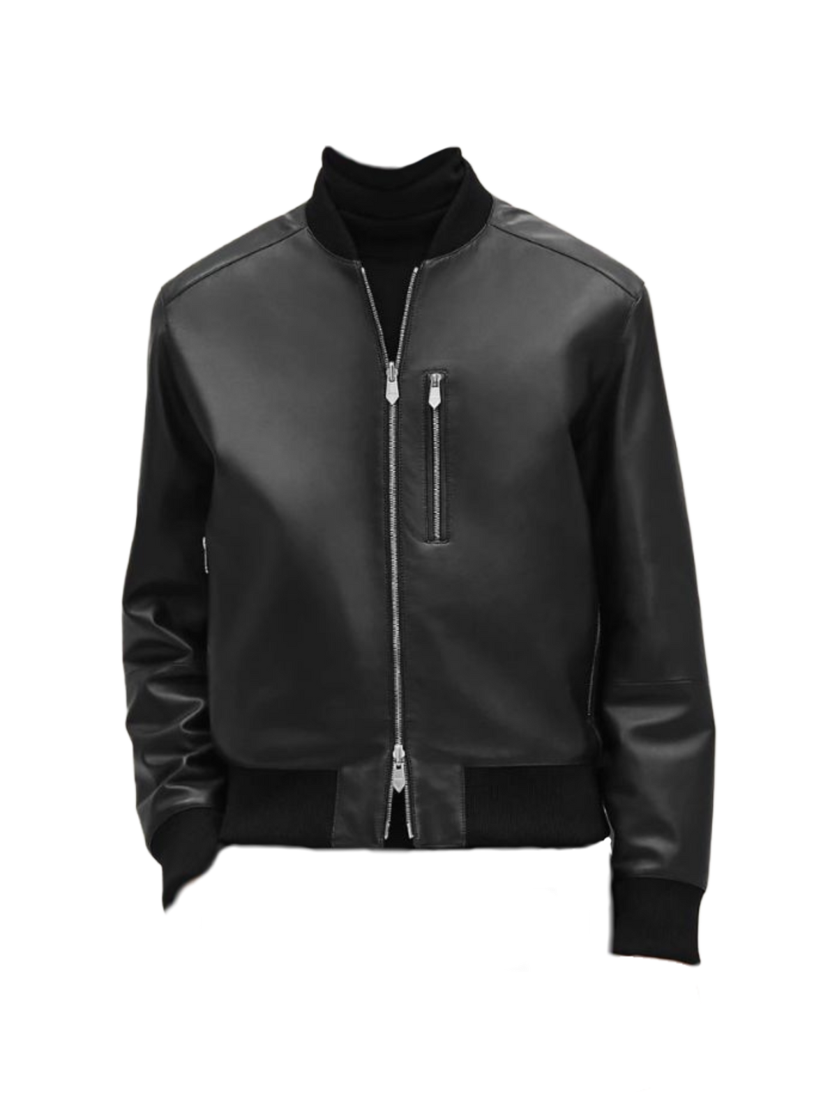 Hermès - Reversible Rib-Trim Black Jacket