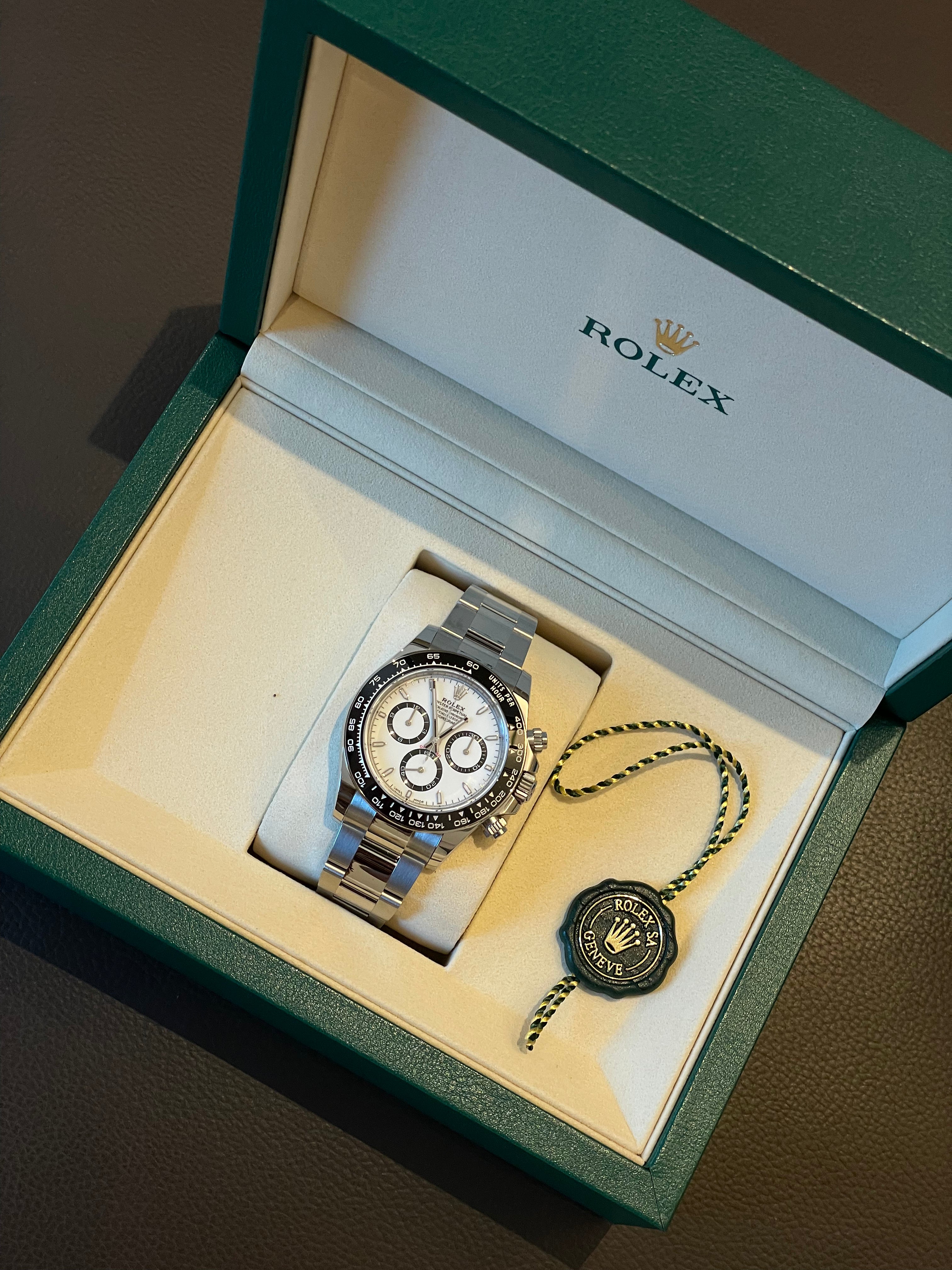 Rolex Cosmograph Daytona Panda White Dial 126500LN