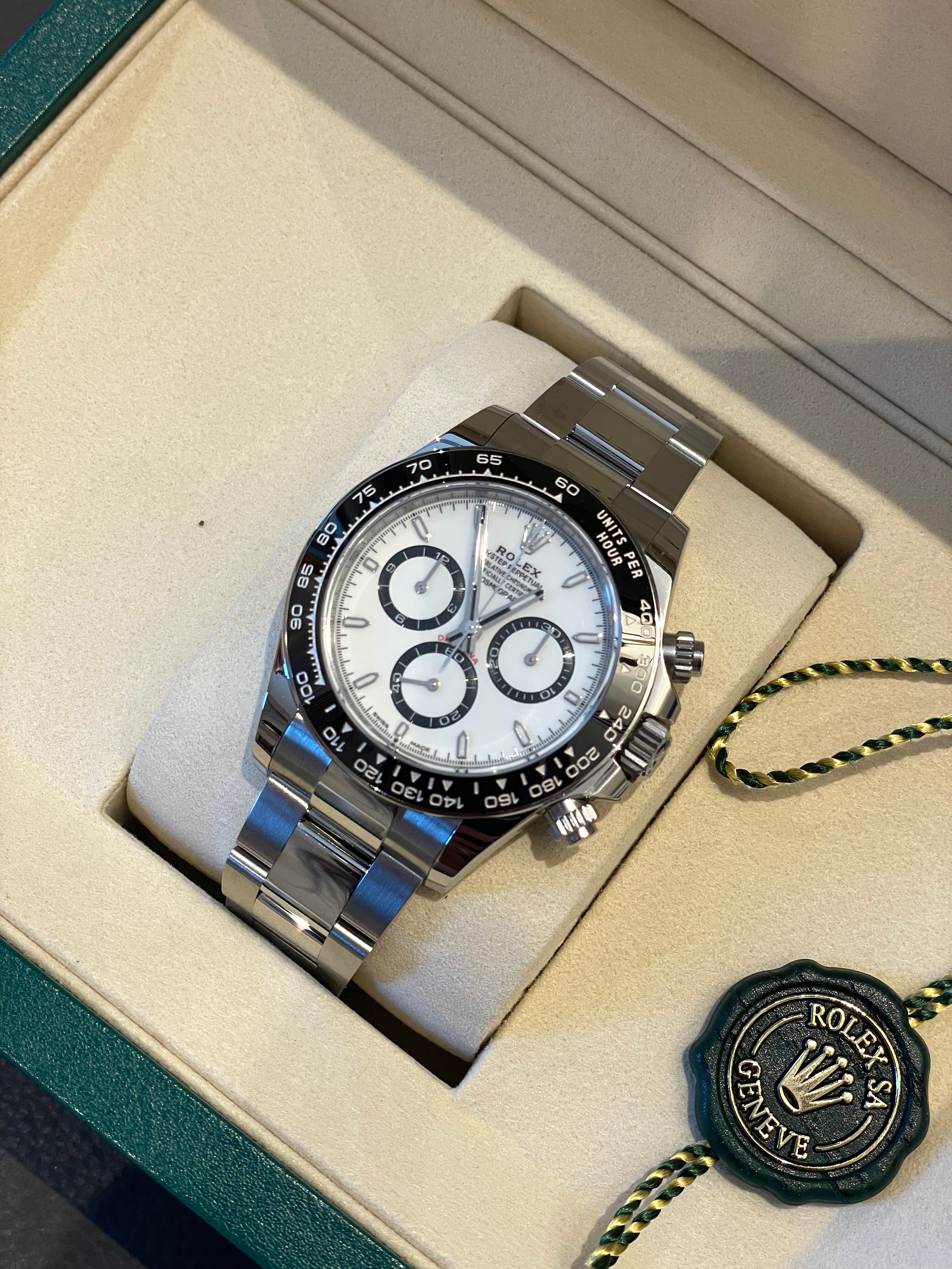 Rolex Cosmograph Daytona Panda White Dial 126500LN