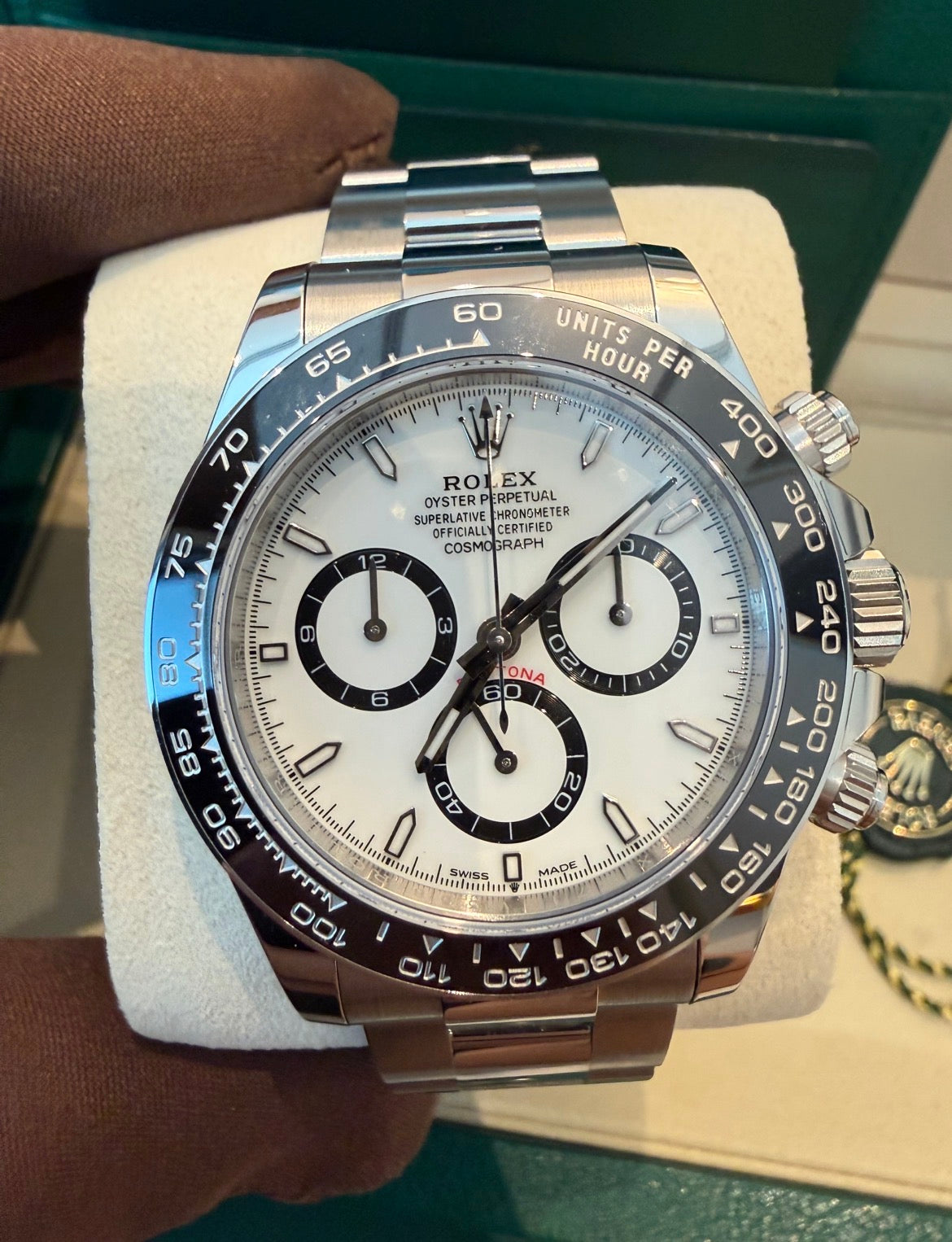 Rolex Cosmograph Daytona Panda White Dial 126500LN