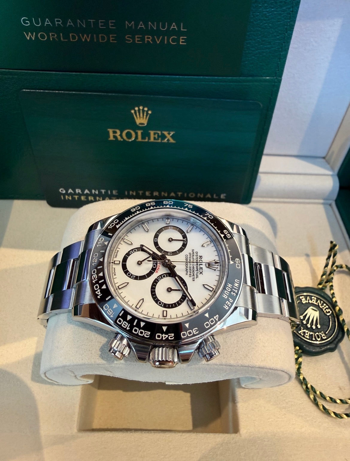 Rolex Cosmograph Daytona Panda White Dial 126500LN