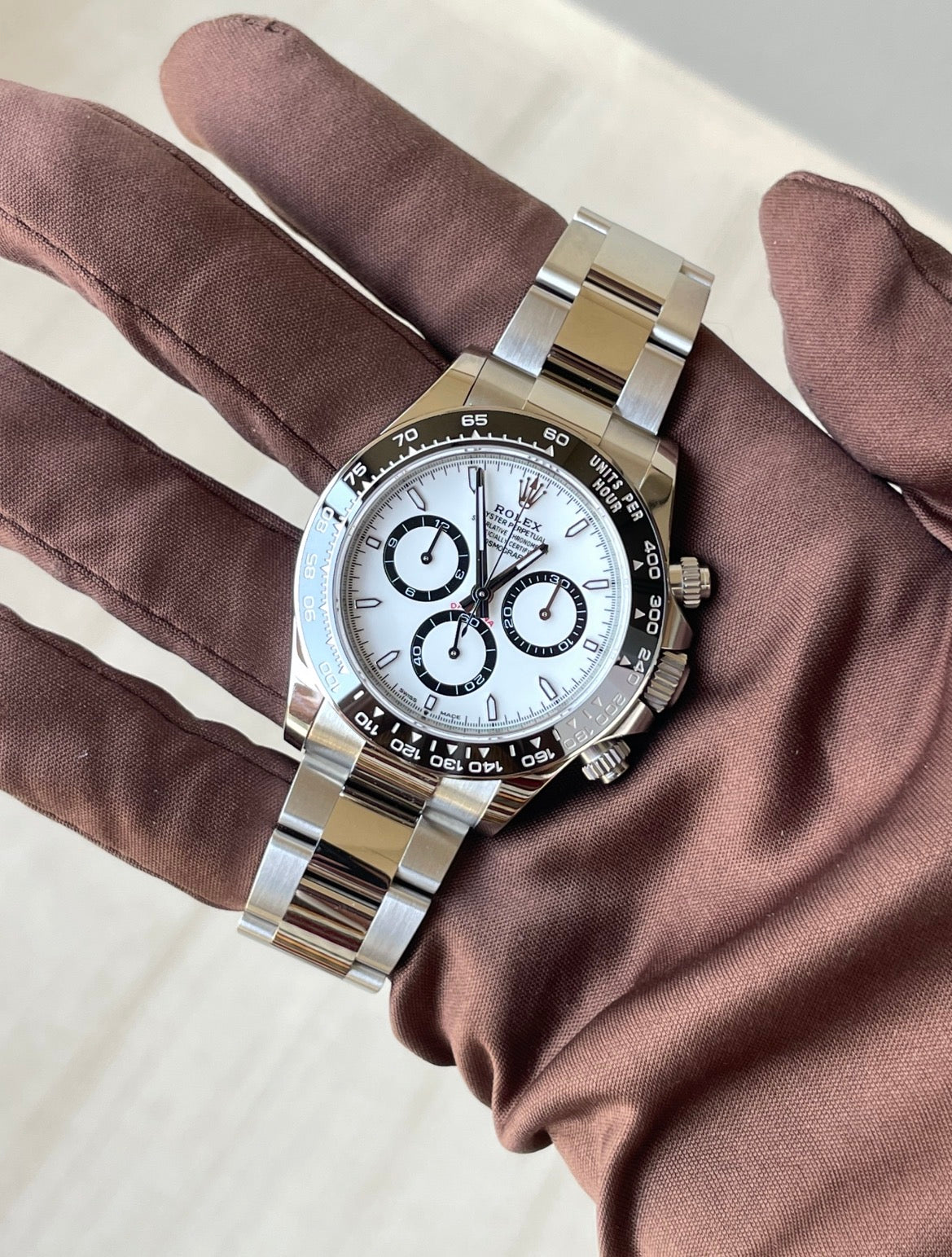 Rolex Cosmograph Daytona Panda White Dial 126500LN