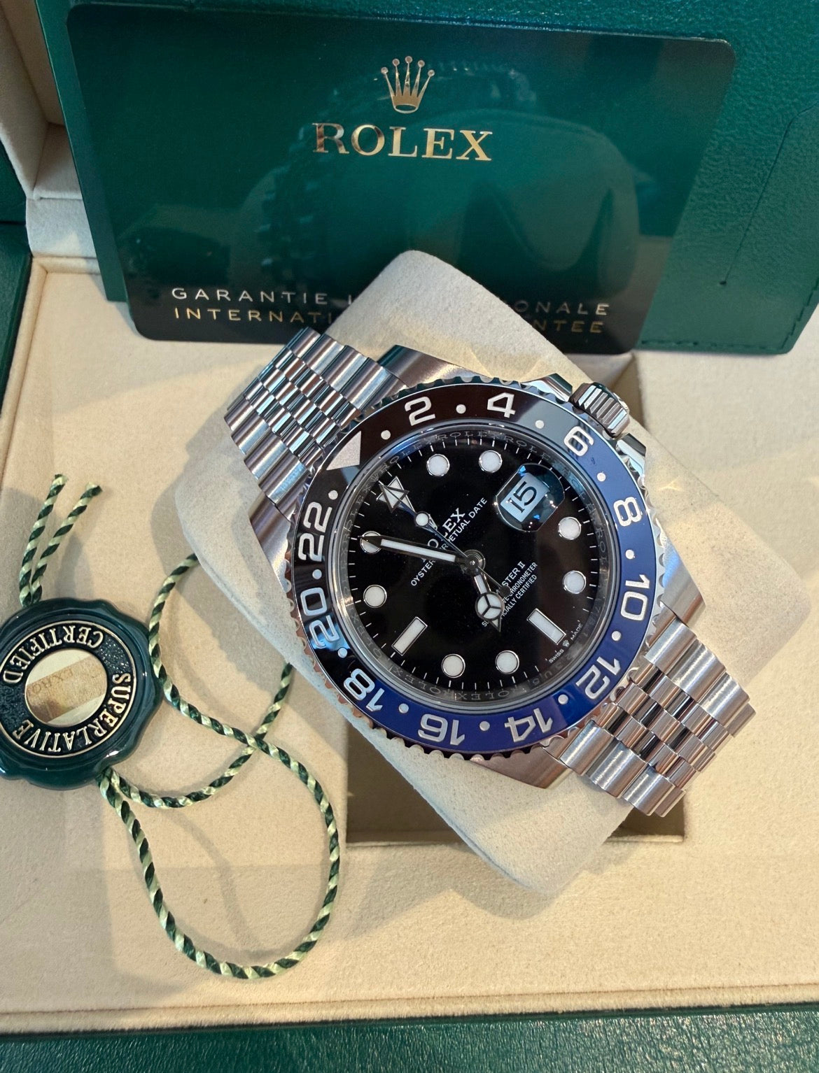 Rolex GMT Master II Batgirl 126710BLNR