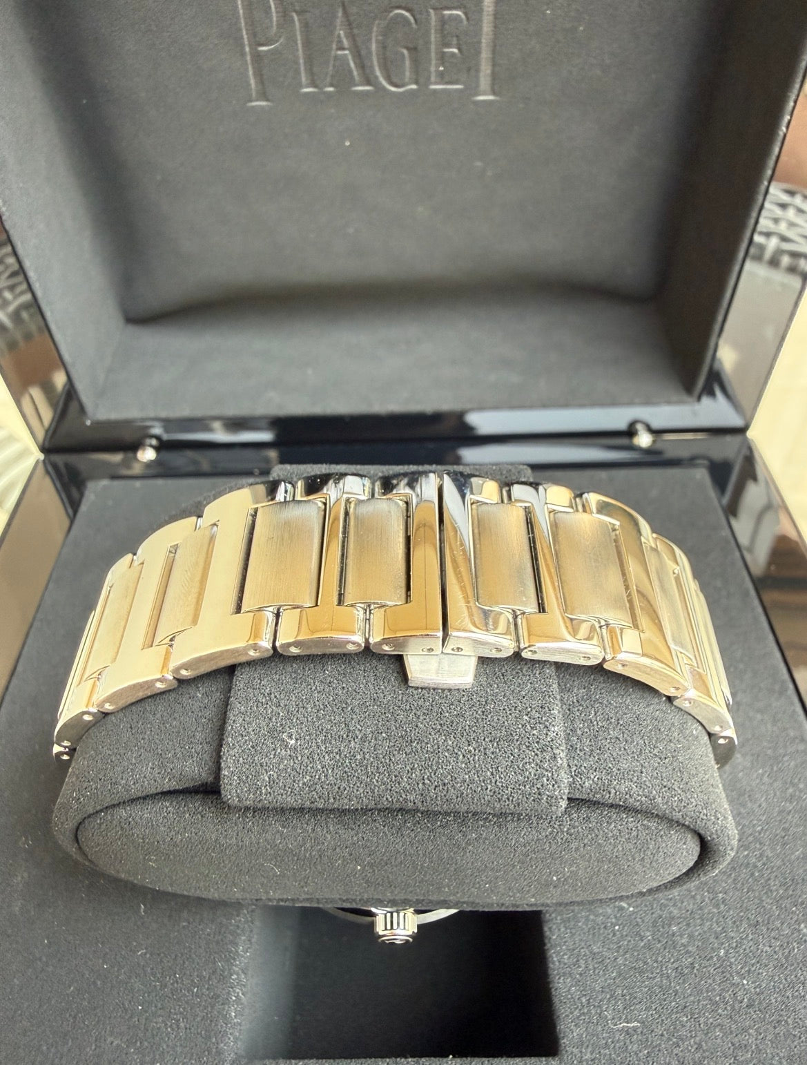 Piaget Polo Date Stainless Steel Black Dial G0A41002