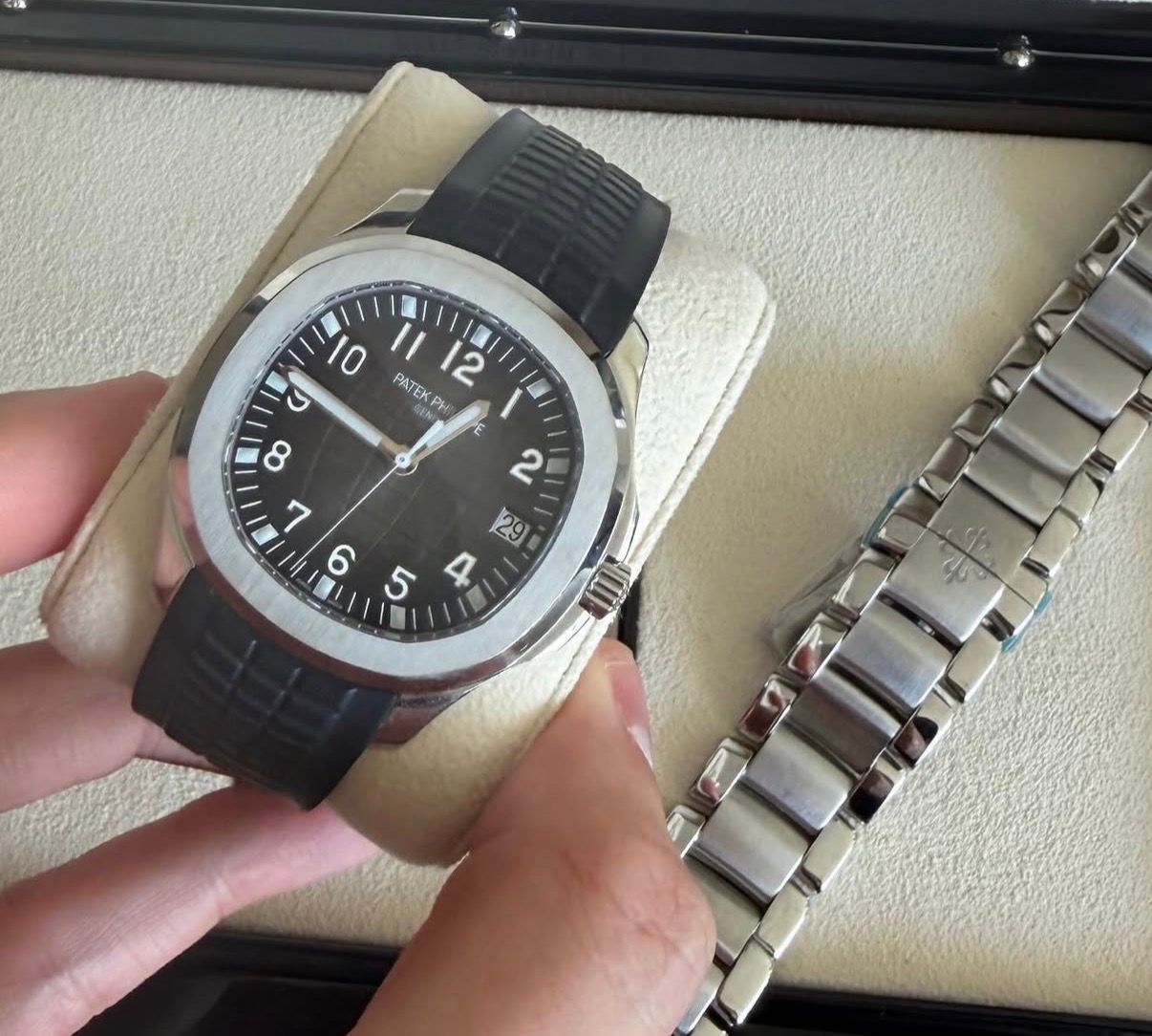 Patek Philippe Aquanaut Steel Black 5167A