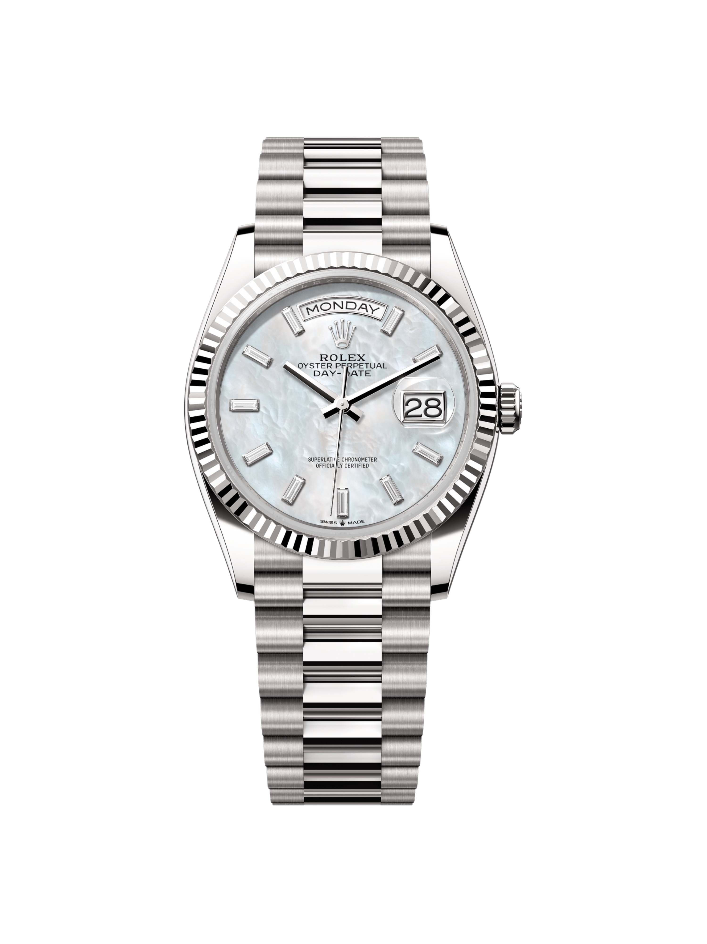Rolex - Day Date White Gold 36mm 128239 MOP