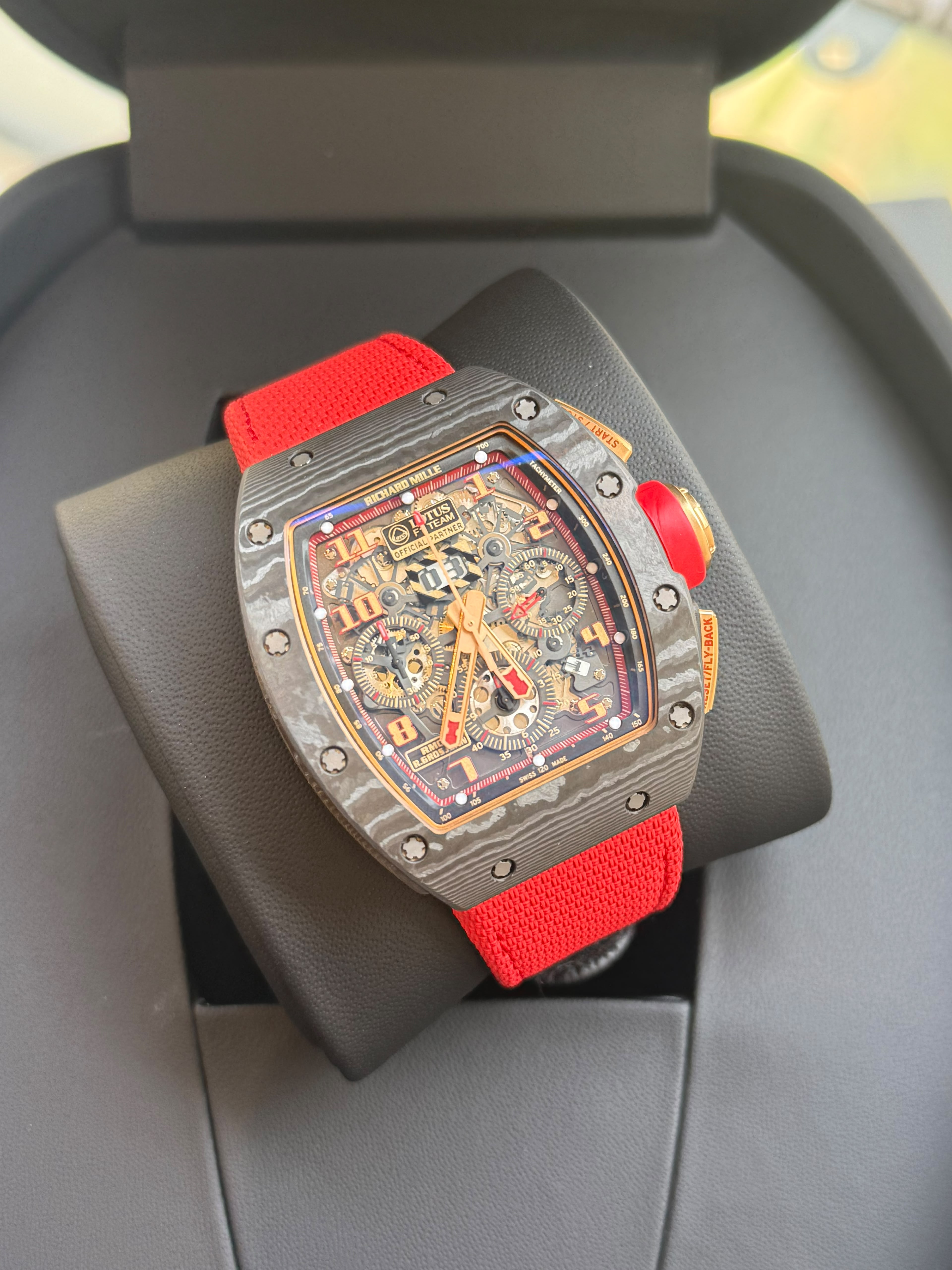 Richard Mille RM011 Romain Grosjean "Lotus F1" Rose Gold