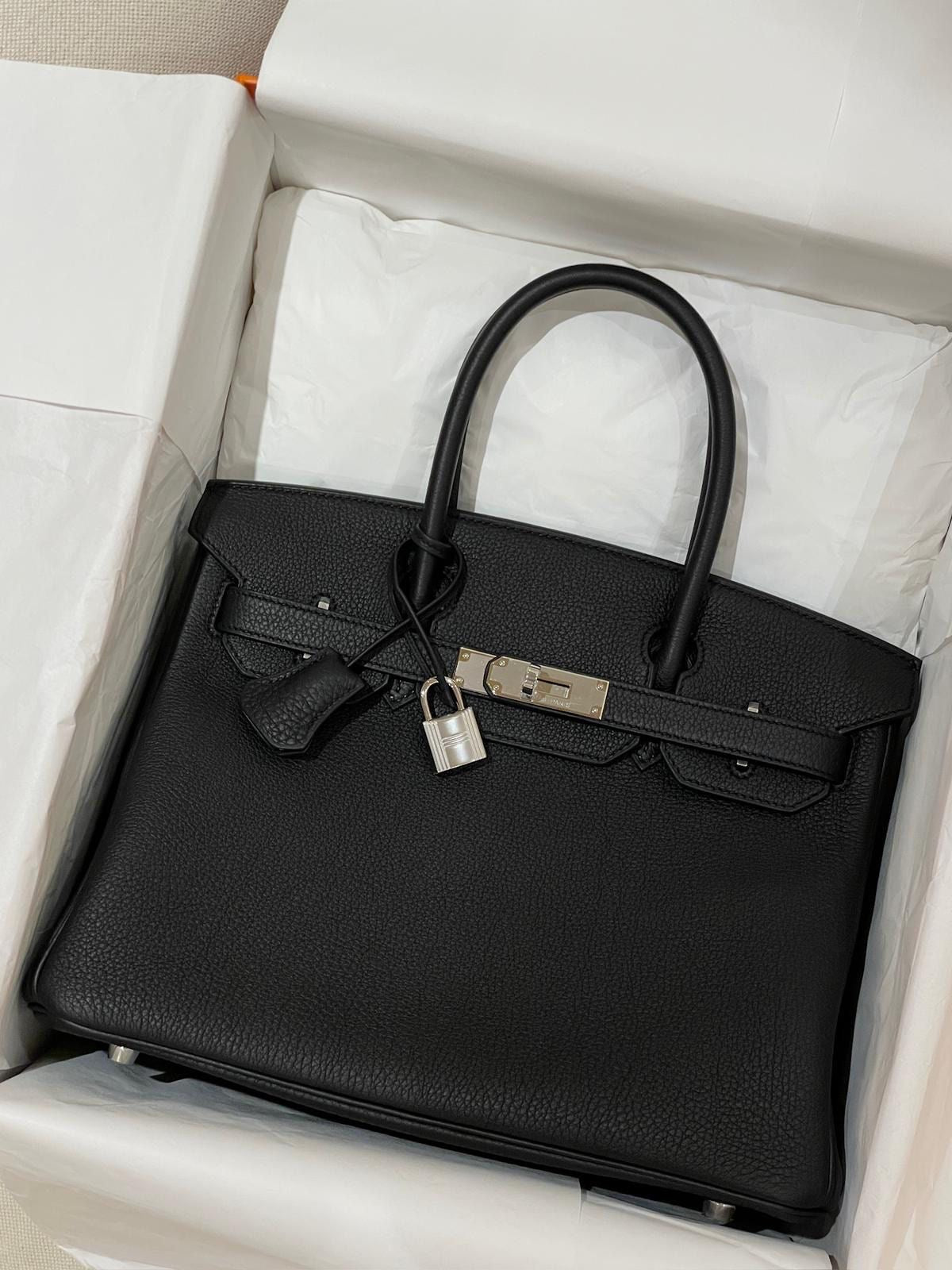 Birkin 30 Black Togo