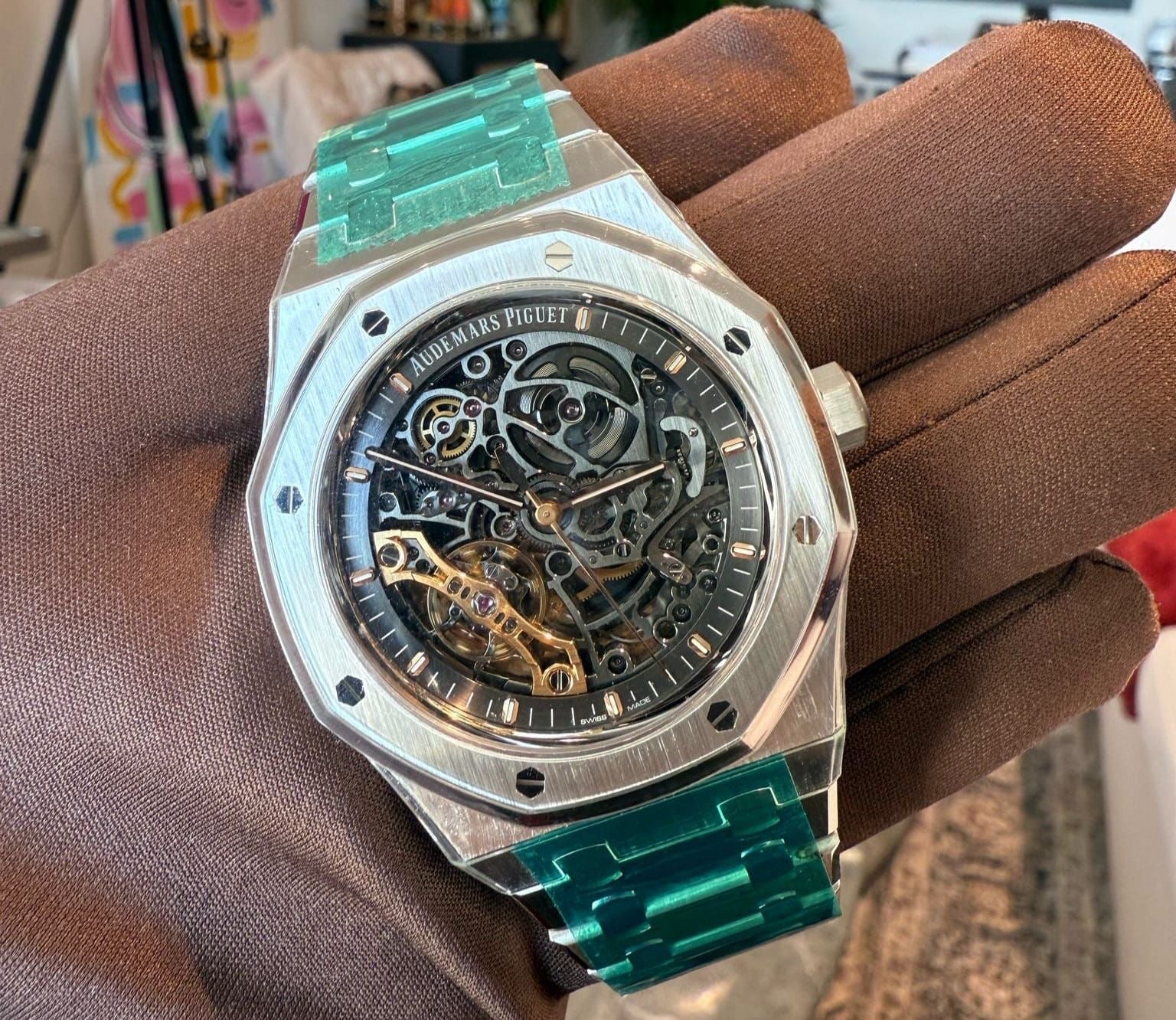 Audemars Piguet - Royal Oak Double Balance Wheel Openworked Stainless Steel 15407ST.OO.1220ST.01