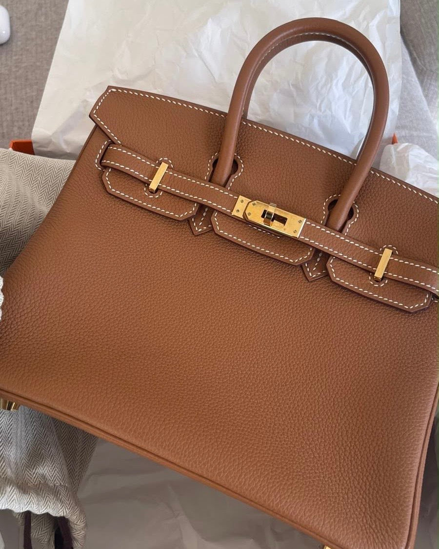 Hermès Birkin 25 Togo Gold GHW